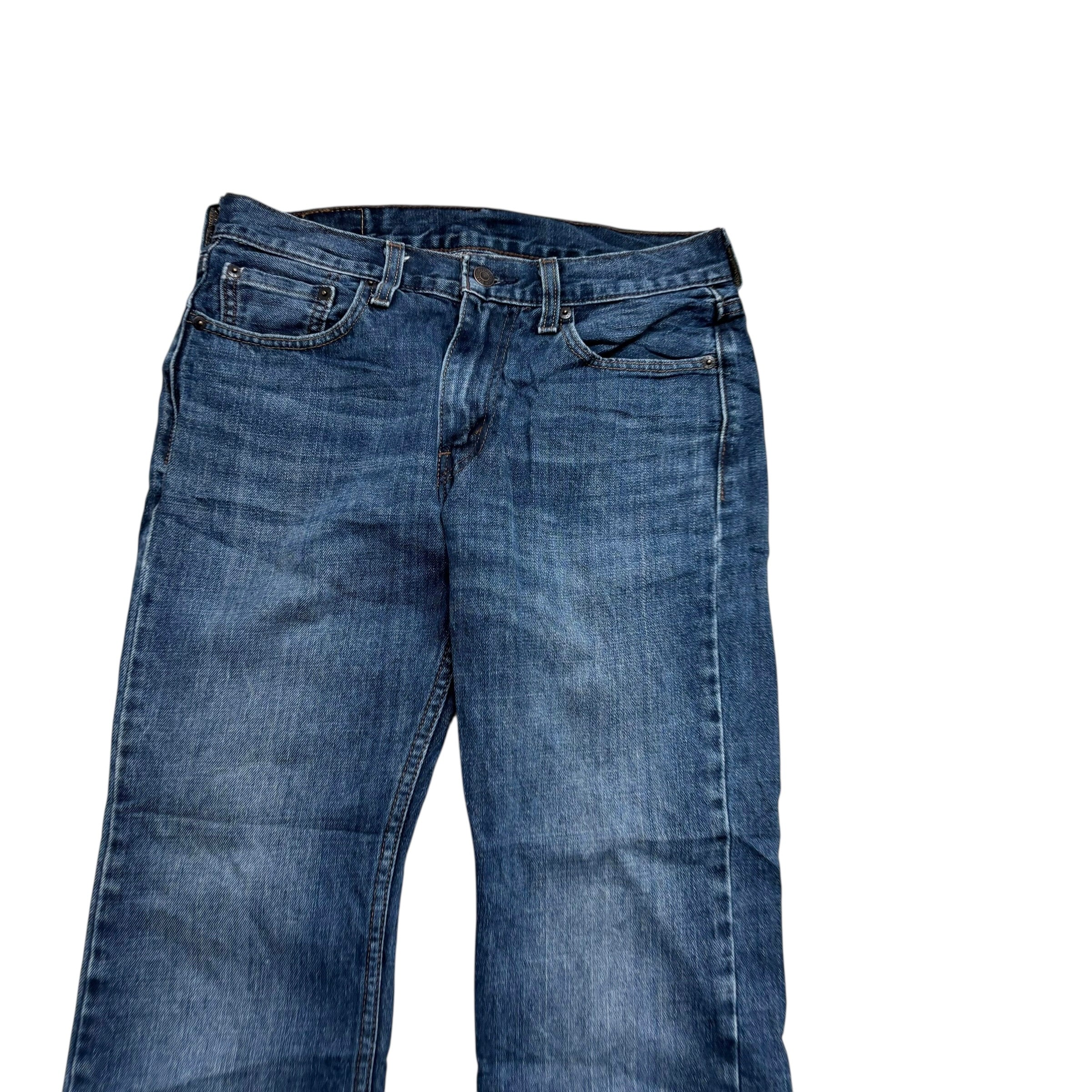 Levis 527 Jeans W29 L26 Mens Dark Blue Slim Bootcut Fit Denim (F)