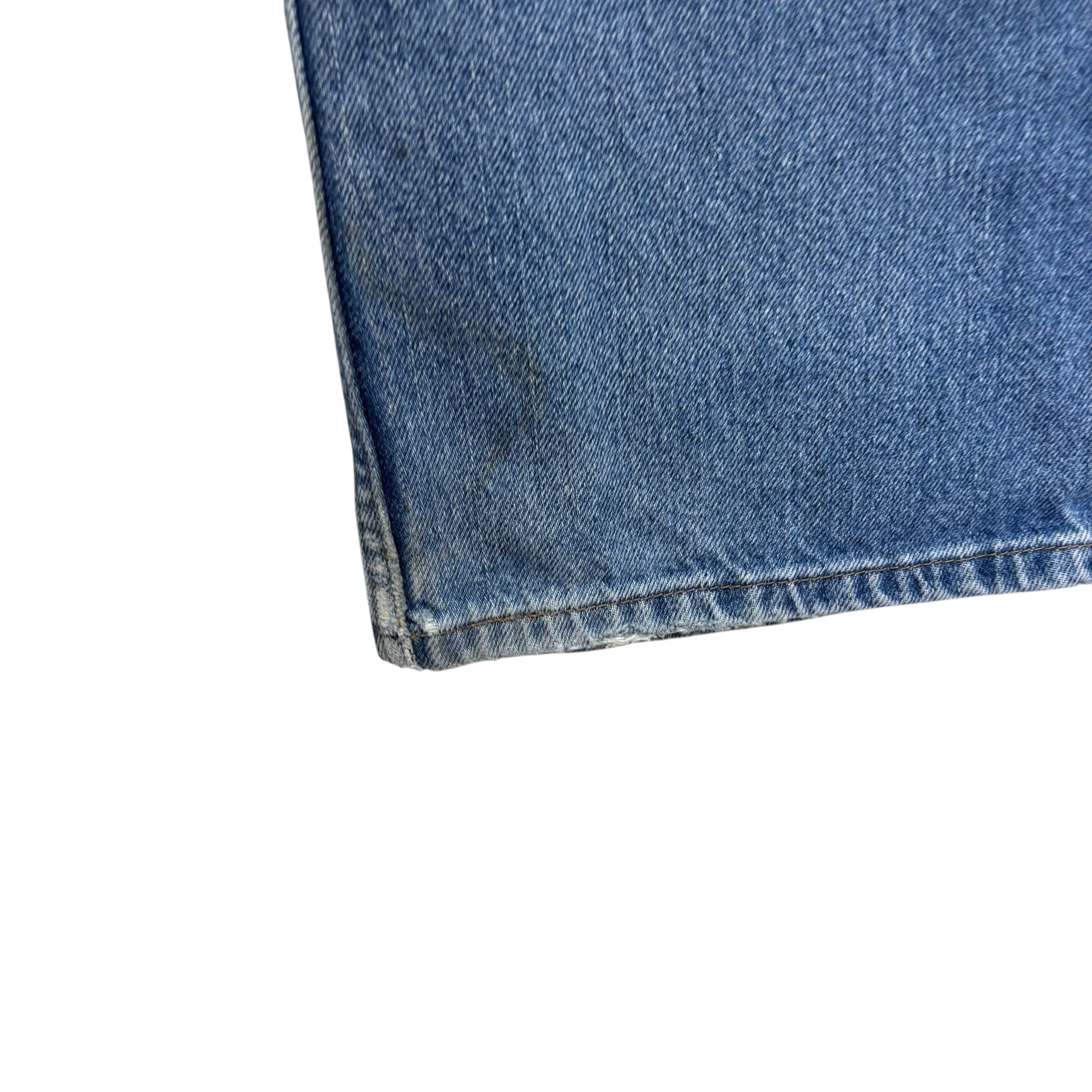 Levis Signature Jeans W36 L32 Mens Mid Blue Regular Straight Fit Denim