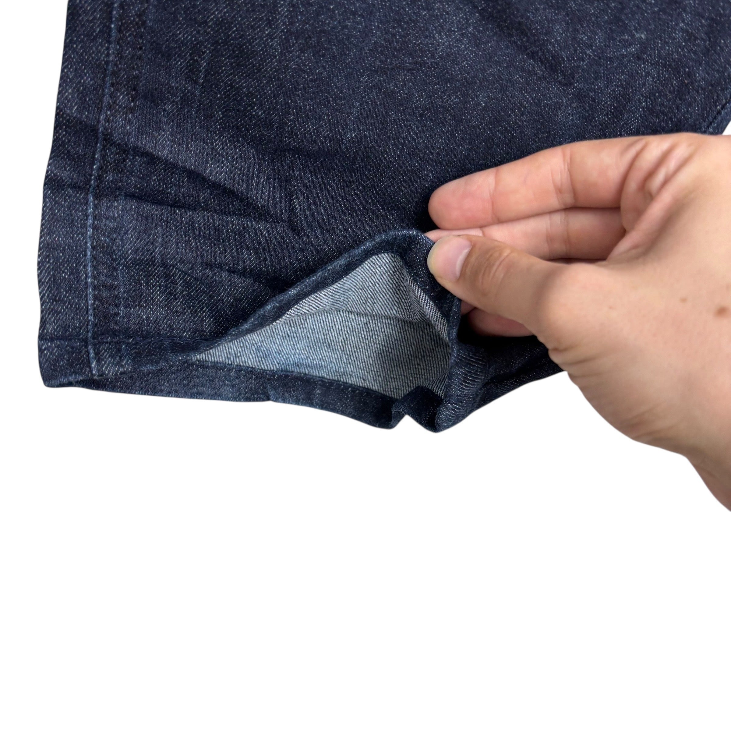 Levis Commuter Jeans W38 L30 Mens Navy Blue Straight Fit Stretch Denim (E)