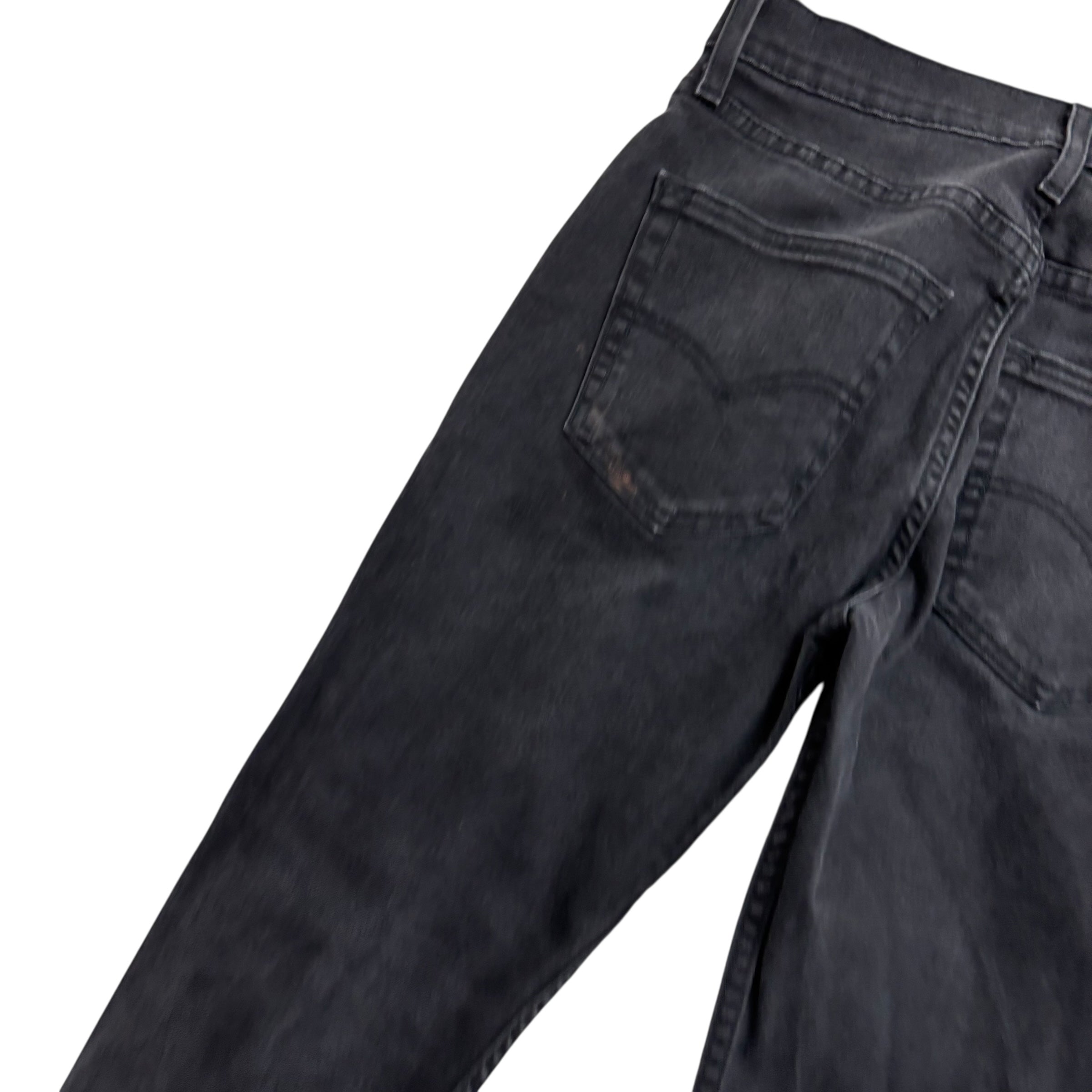 Levis 512 Jeans W30 L31 Mens Black Slim Tapered Fit Stretch Denim (F)