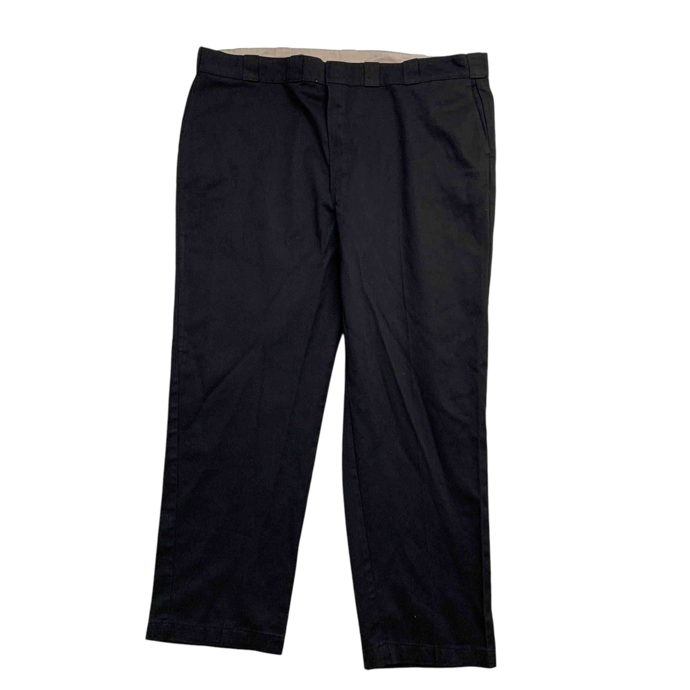 Dickies 874 Trousers W46 L32 Mens Black Pants Original Straight Fit Workwear