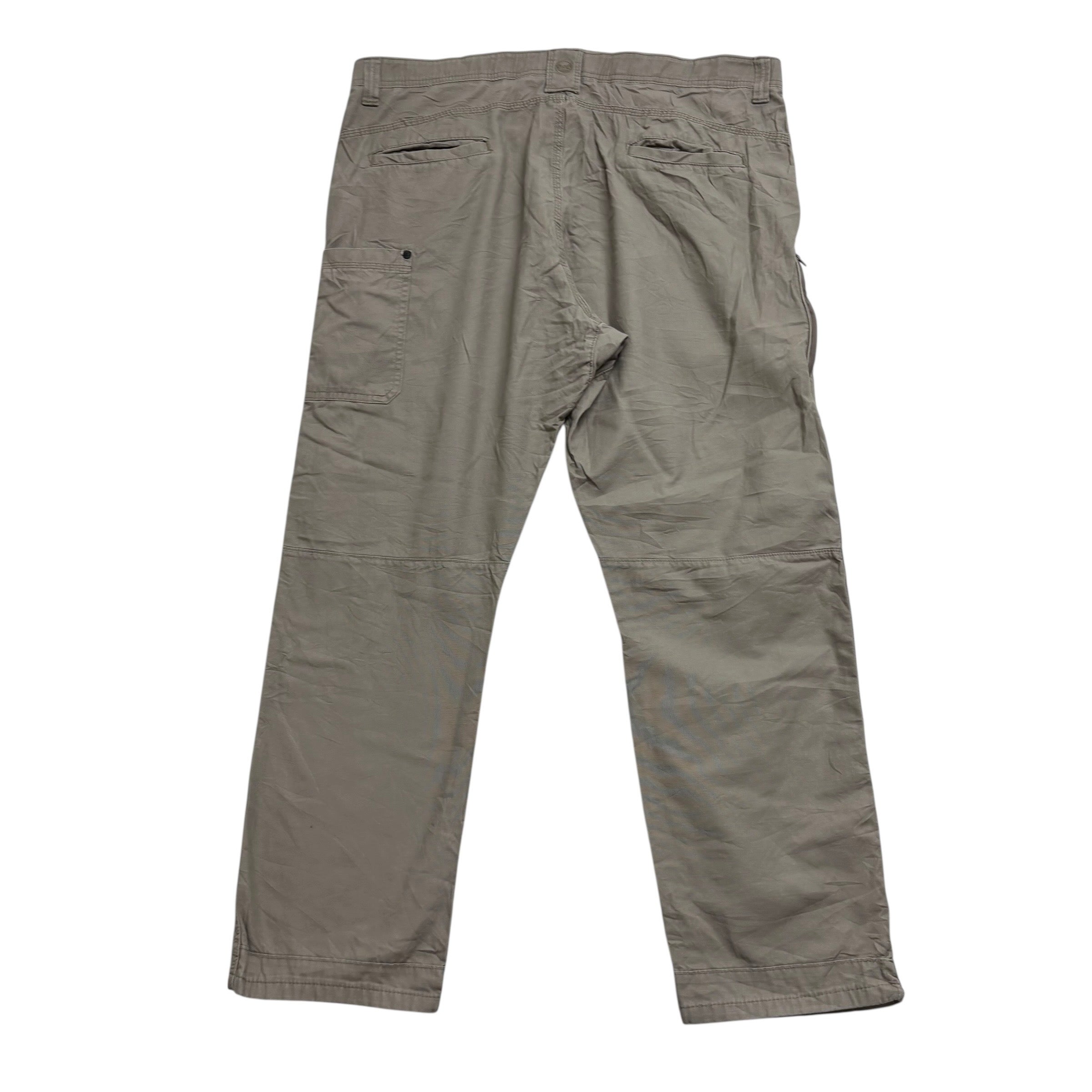 Wrangler Walking Trousers W40 L30 Mens Grey Regular Fit Stretch Pants (E)