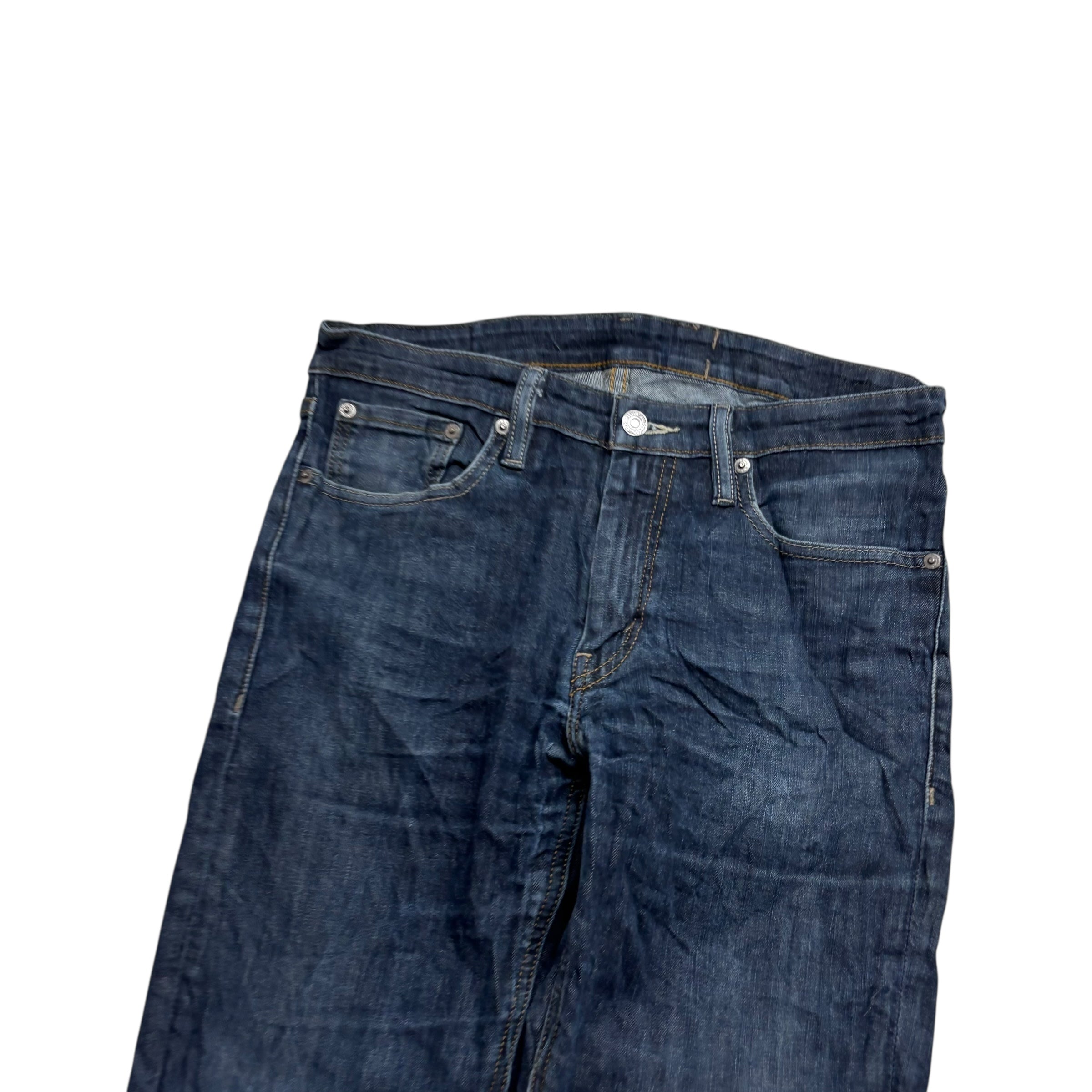 Levis 511 Commuter Jeans W32 L29 Mens Dark Blue Slim Fit Stretch Denim
