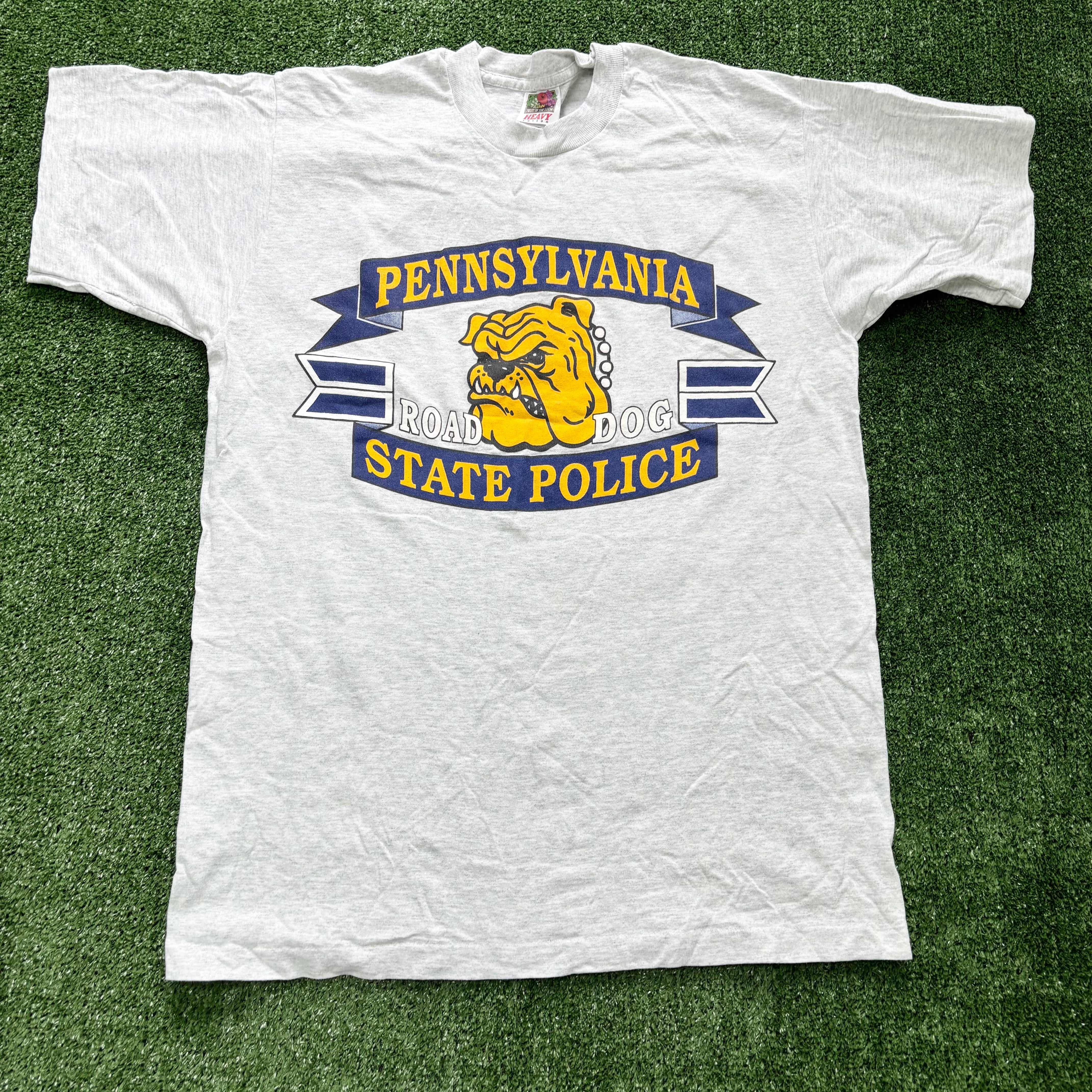 Vintage T Shirt Mens Large Grey Single Stitch Graphic Print 90s USA (E)