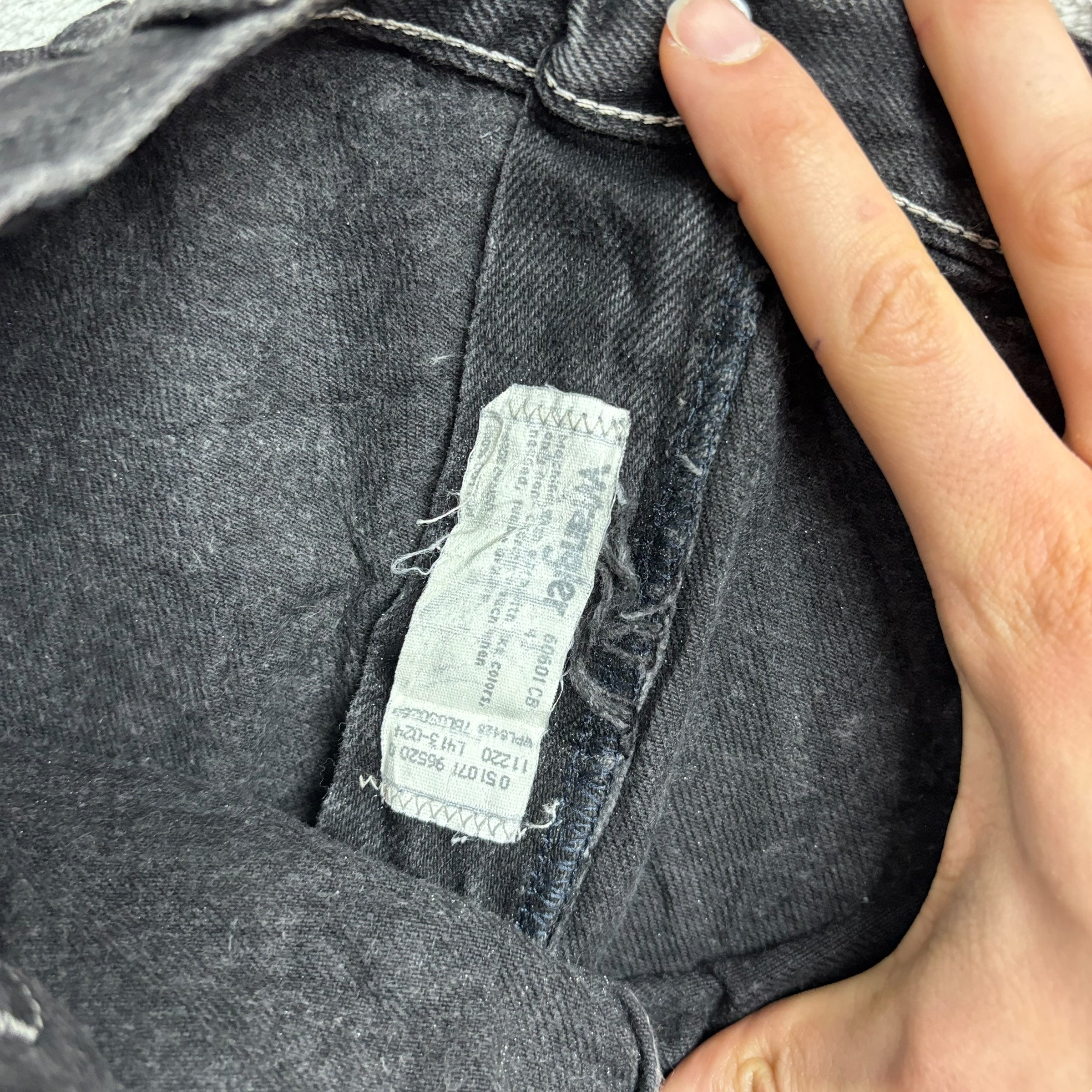 Wrangler Denim Shorts W40 Mens Black 6in Regular Fit