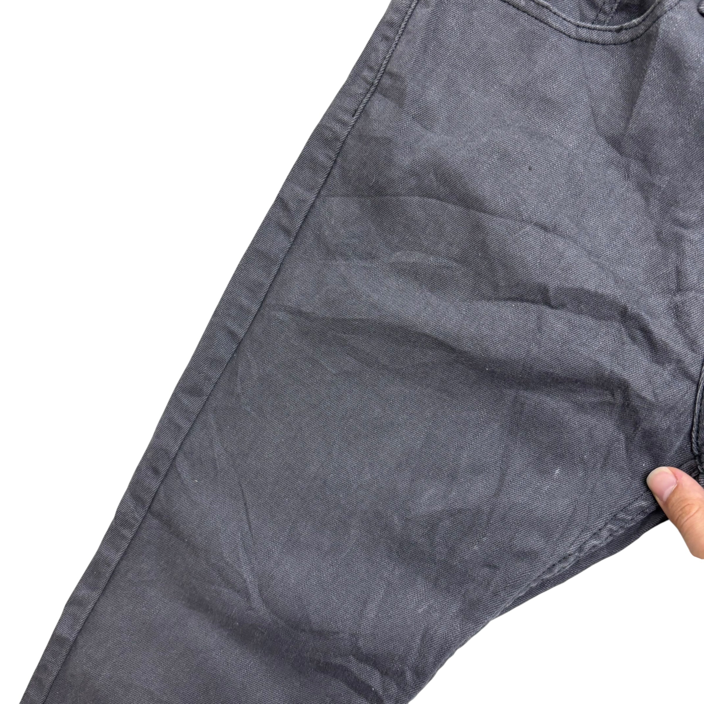 Levis 511 Jeans W34 L29 Mens Grey Slim Fit Stretch Denim