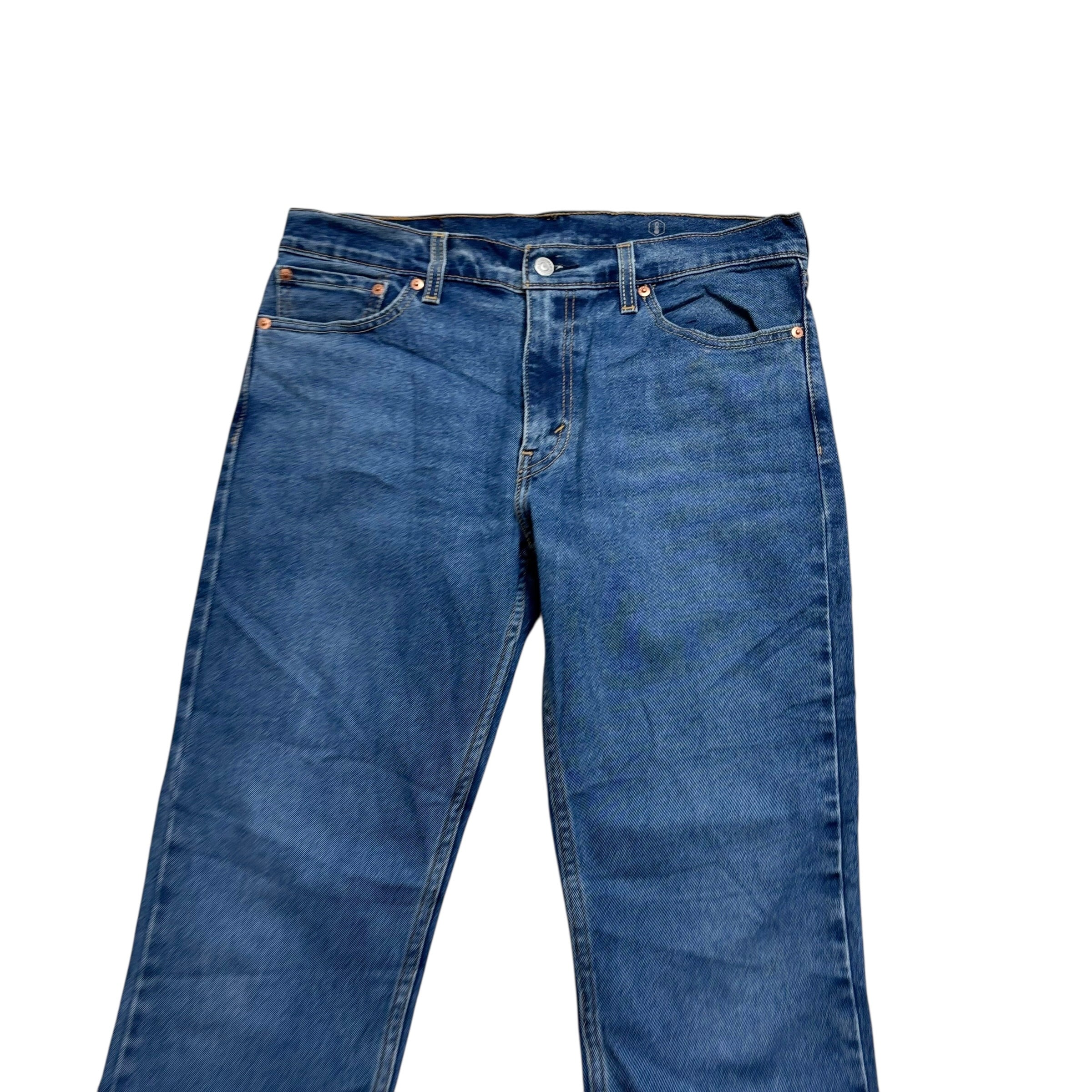 Levis 511 Jeans W33 L30 Mens Mid Blue Slim Fit Stretch Denim (E)