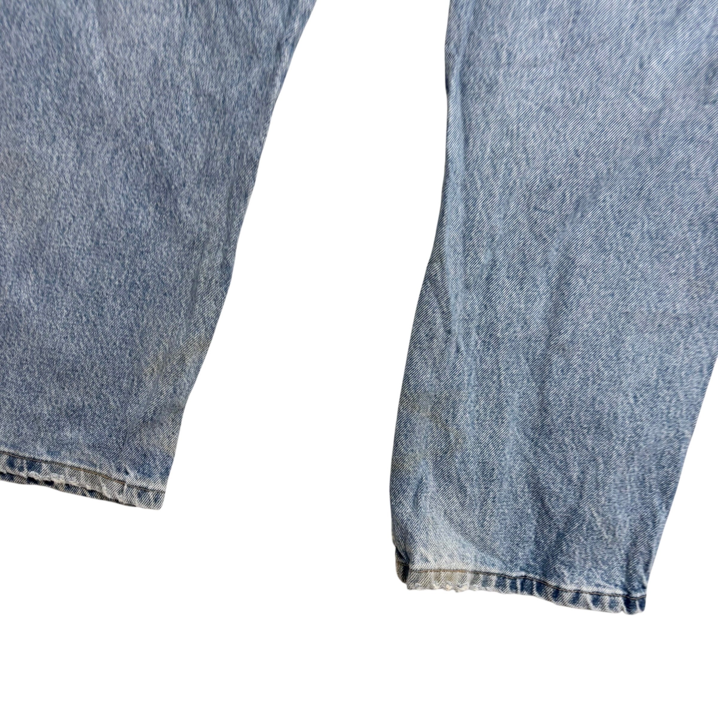 Wrangler Jeans W35 L30 Mens Light Blue Regular Straight Fit Denim (F)