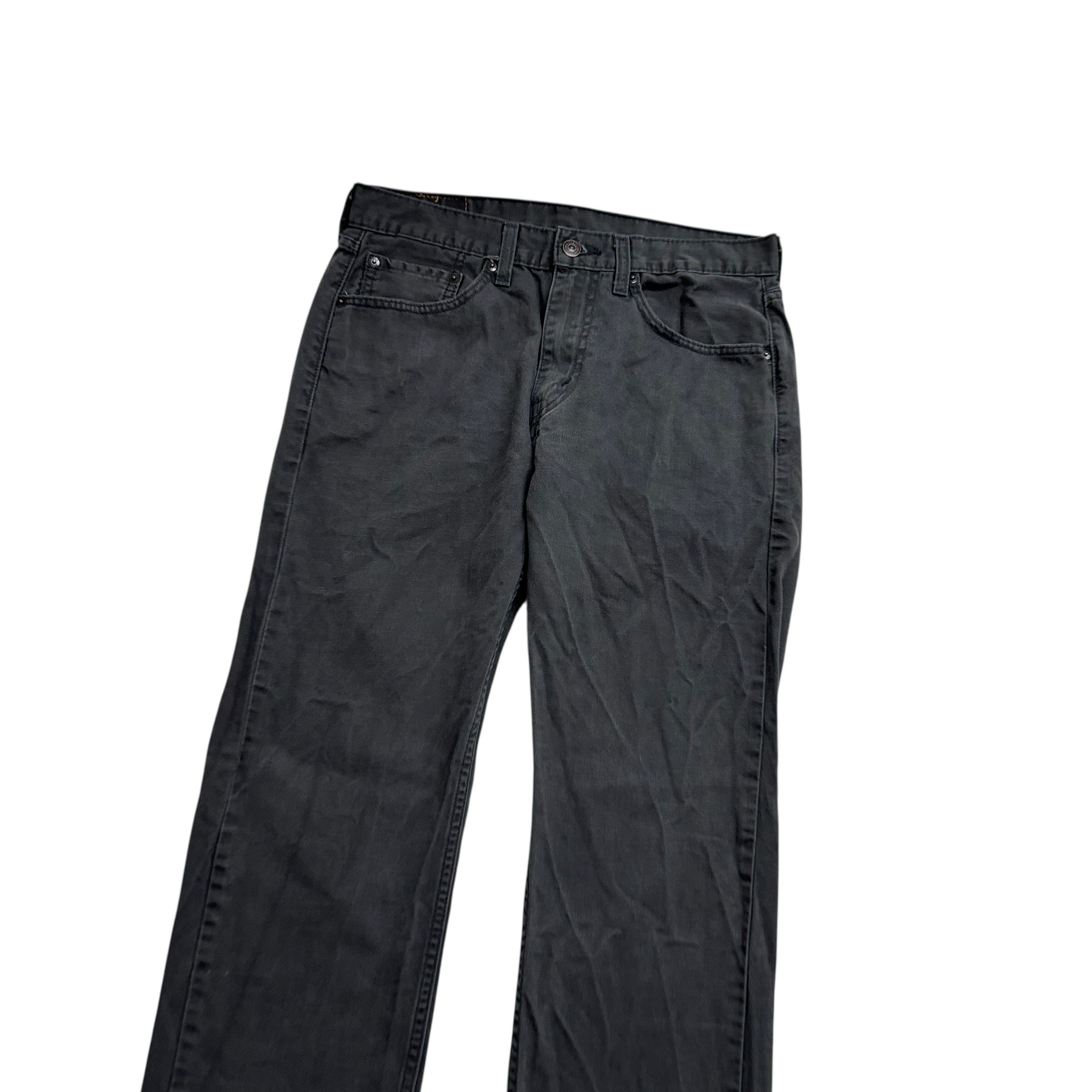 Levis 505 Jeans W31 L32 Mens Grey Regular Straight Fit Denim