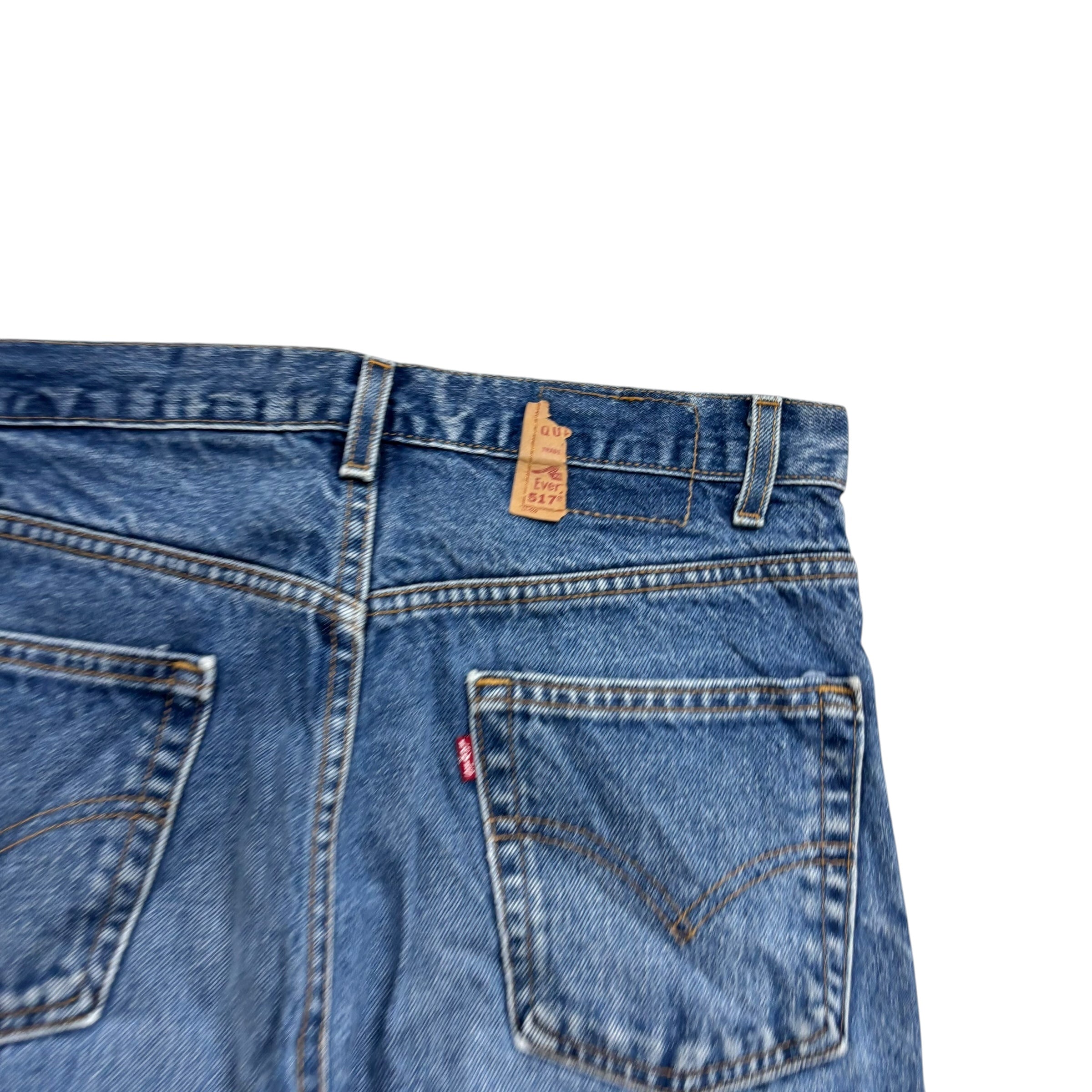 Levis 517 Jeans W30 L29 Mens Mid Blue Regular Bootcut Fit Vintage Made In USA