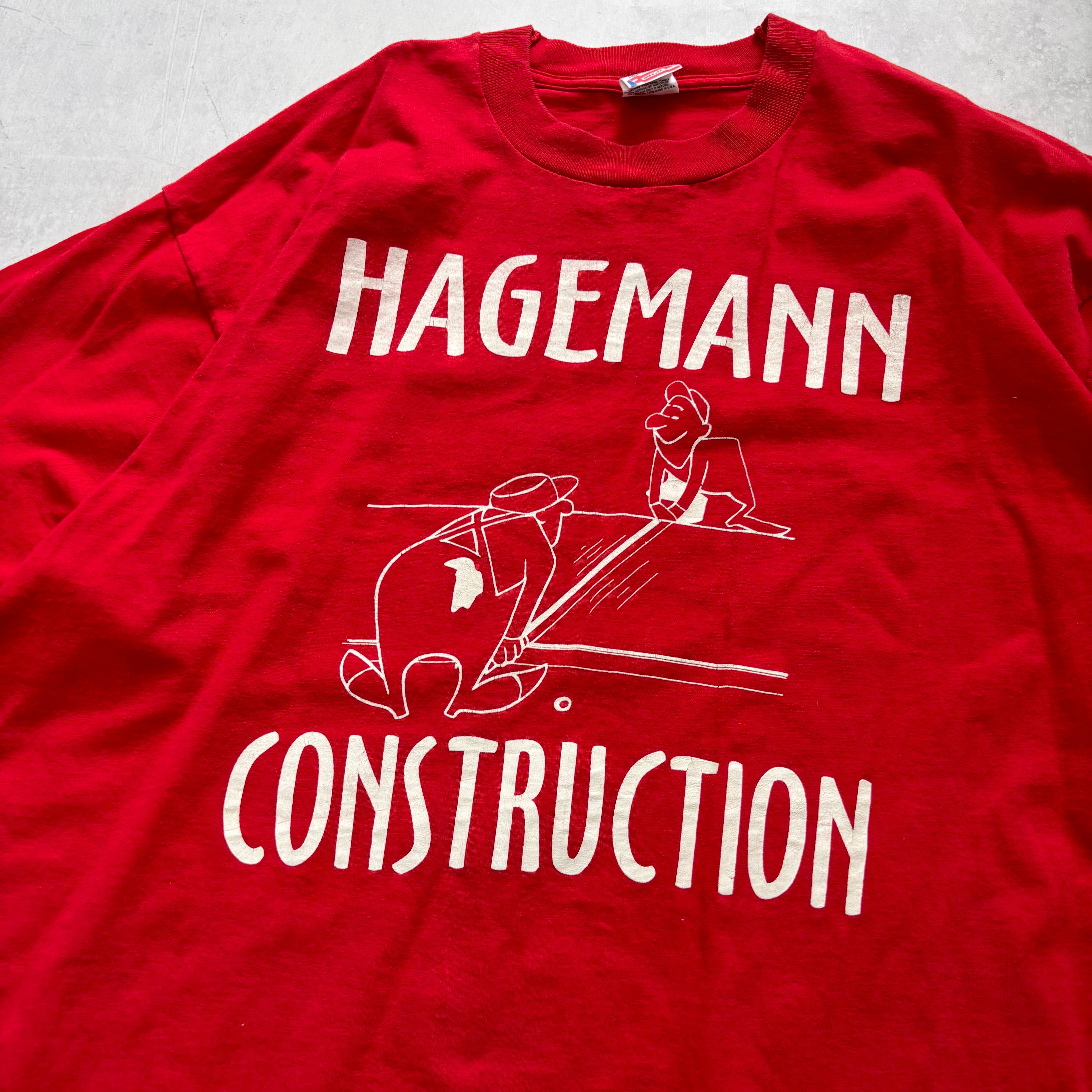 Vintage T Shirt Mens XL Red Single Stitch Graphic Print 90s USA (E)