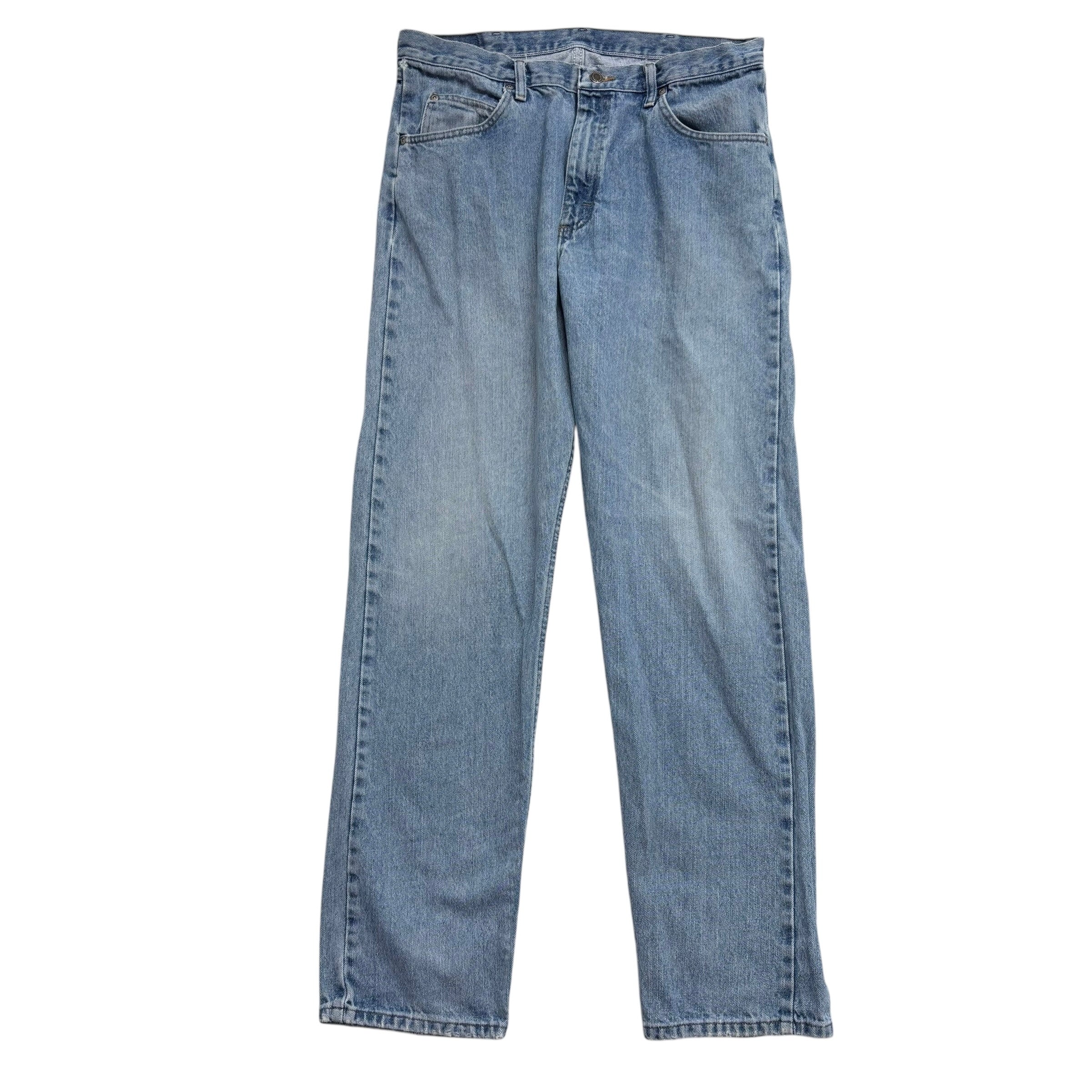Wrangler Jeans W36 L34 Mens Light Blue Relaxed Straight Fit Denim