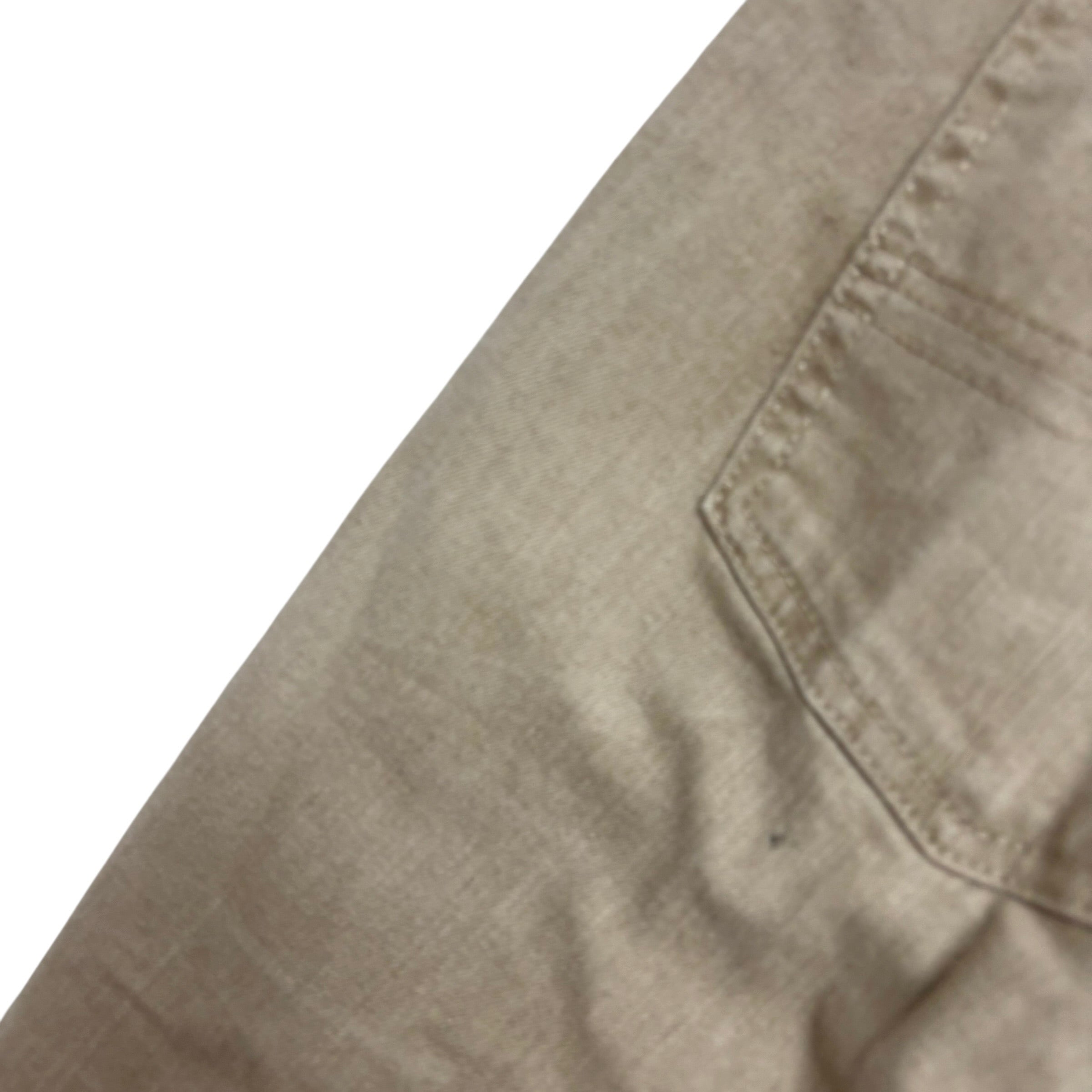 Levis Denizen Jeans W38 L32 Mens Beige Athletic Straight Fit Stretch Denim