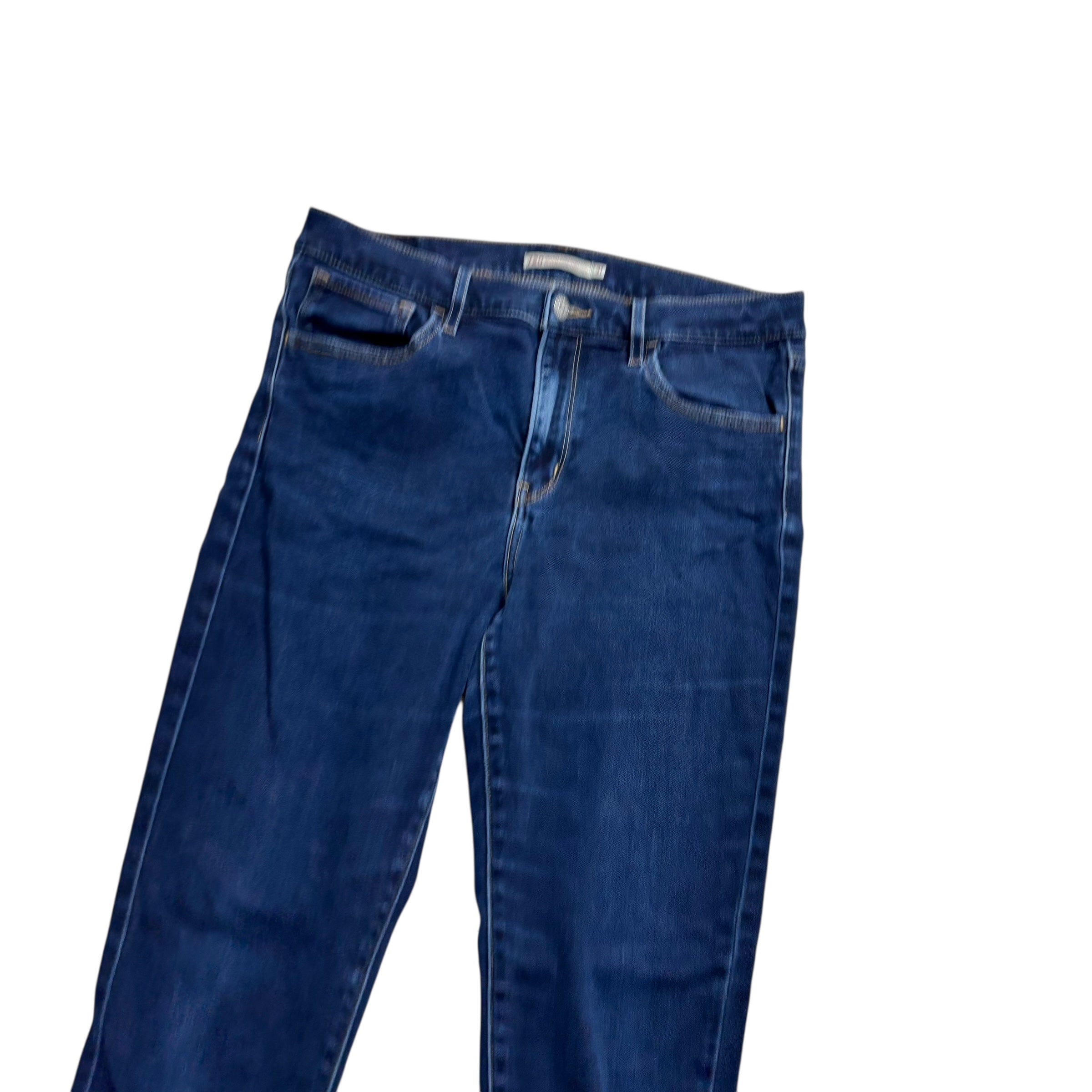 Levis 720 Jeans W31 L30 Womens Dark Blue High Rise Skinny Fit Stretch Denim