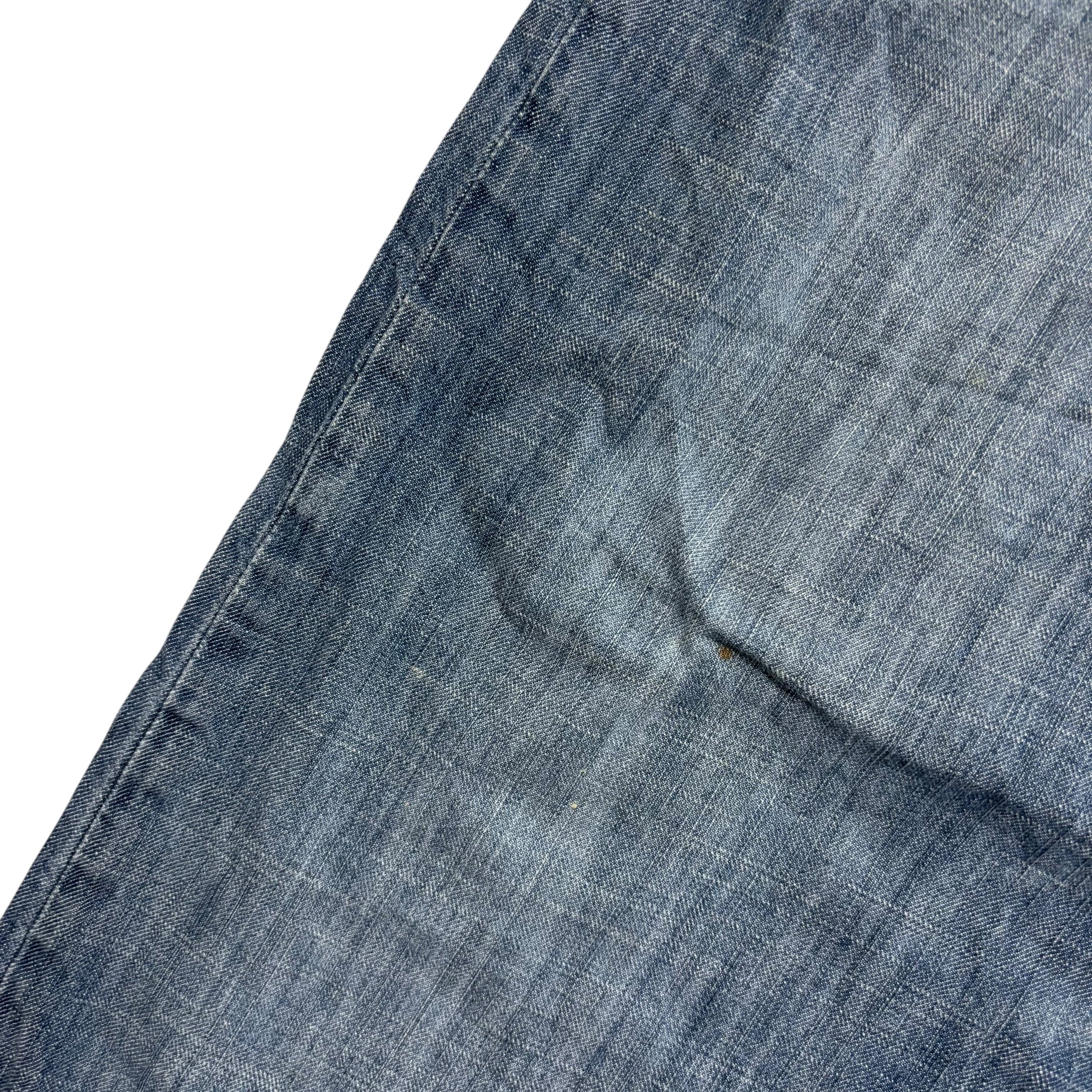 Levis 549 Jeans W42 L32 Mens Silver Blue Baggy Relaxed Straight Vintage Denim