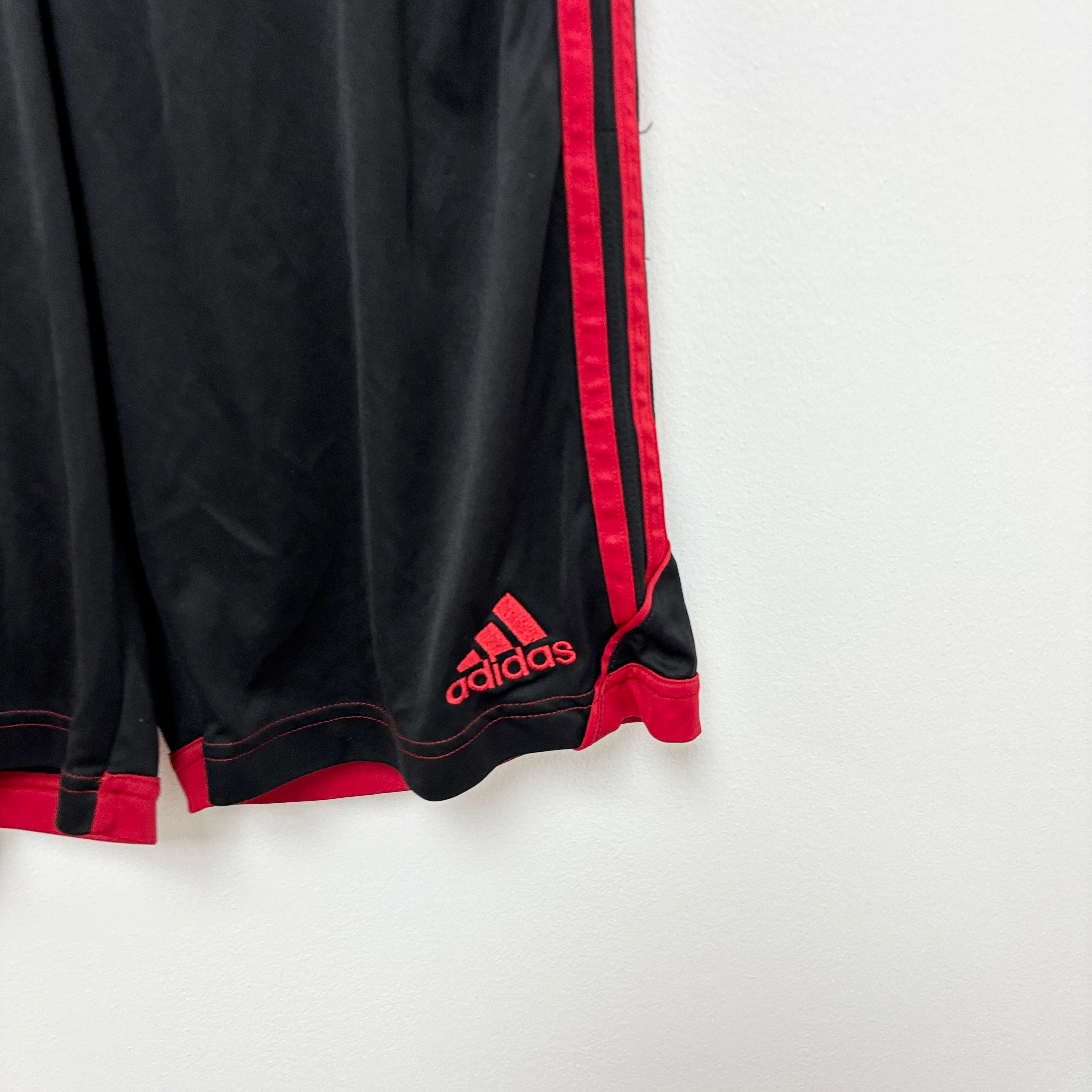 Adidas Shorts Mens Small Black Sports Running Gym Athletic Pockets (E)