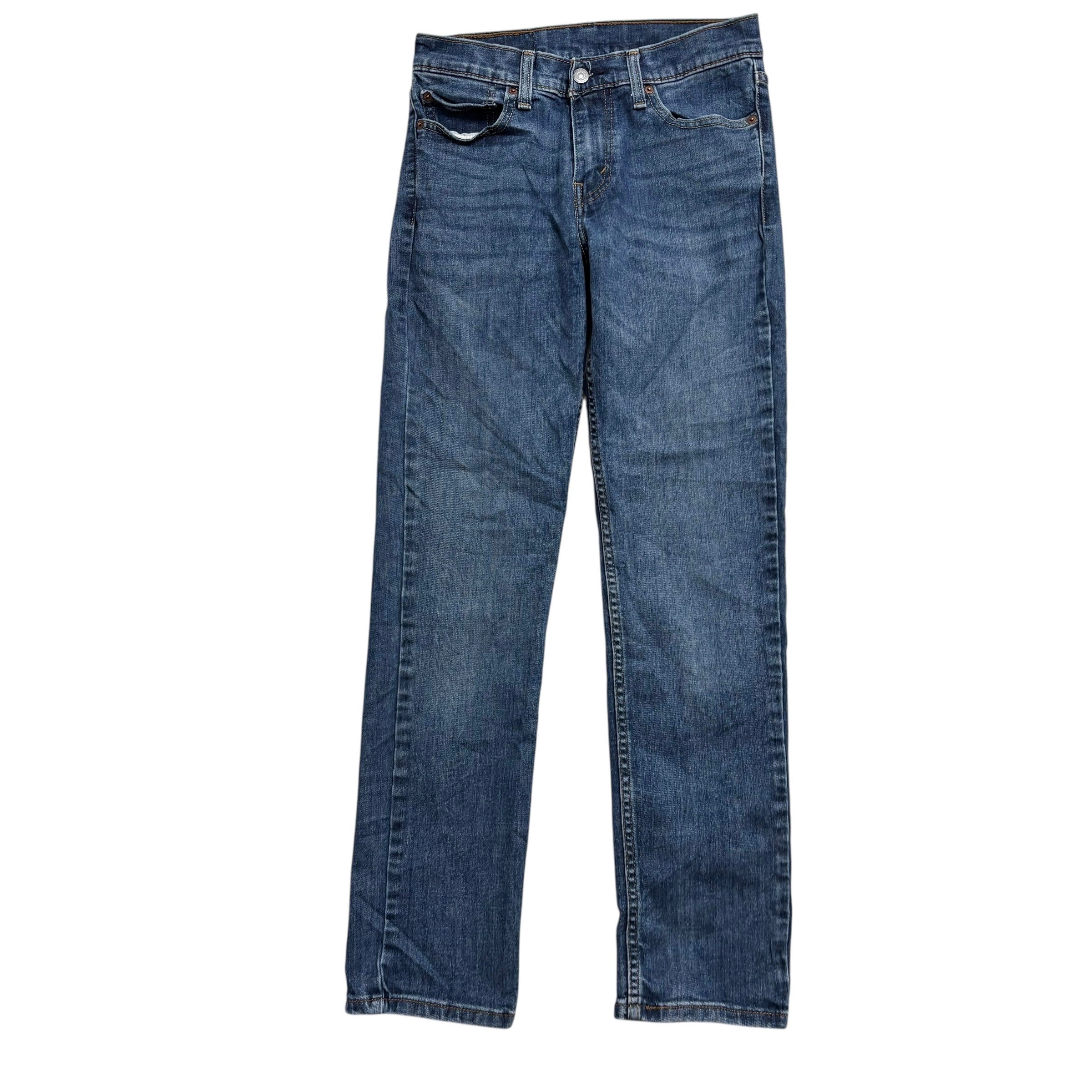 Levis 511 Jeans W28 L32 Mens Mid Blue Slim Fit Stretch Denim (E)