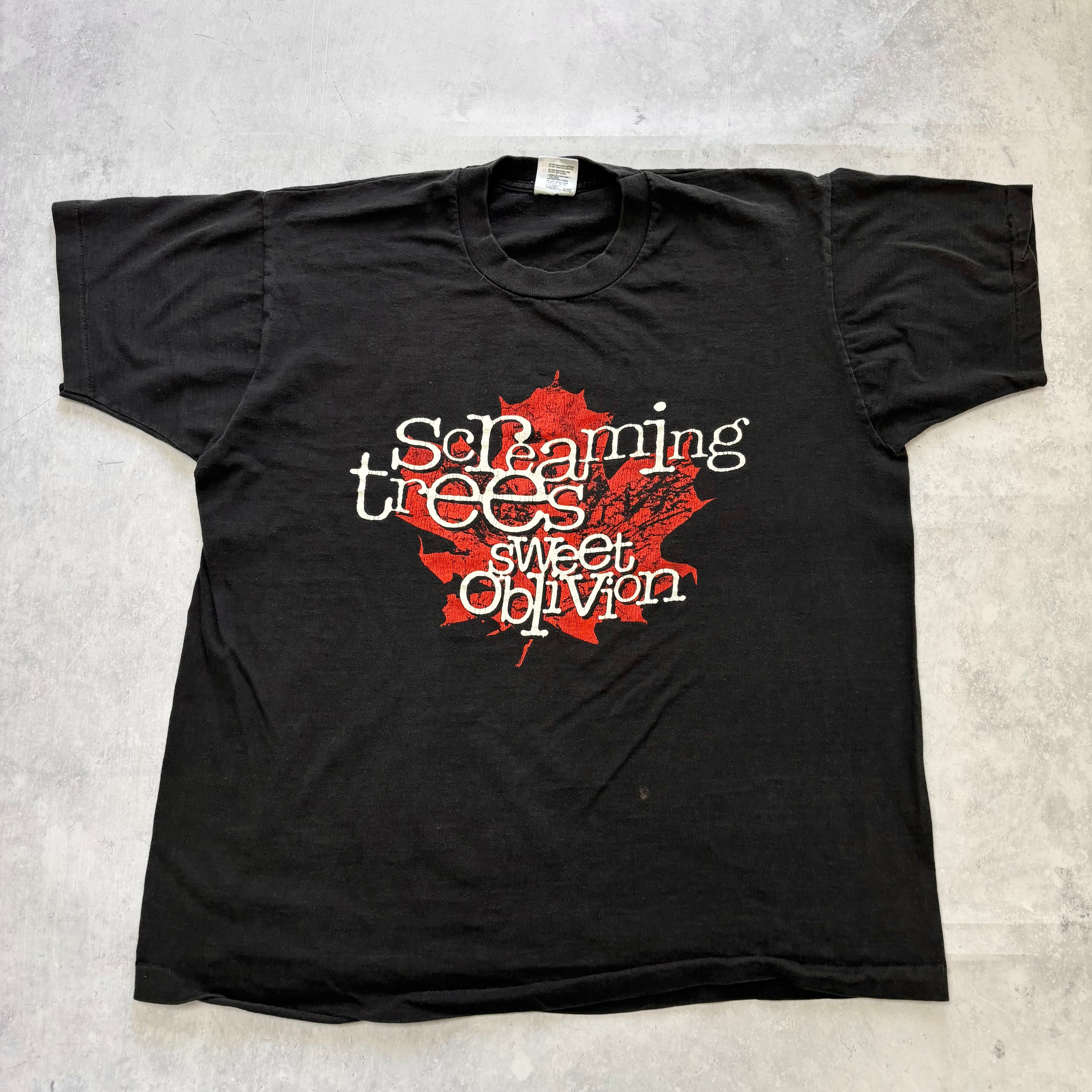 Vintage Screaming Trees T Shirt Mens XL Black Sweet Oblivion Canadian Tour