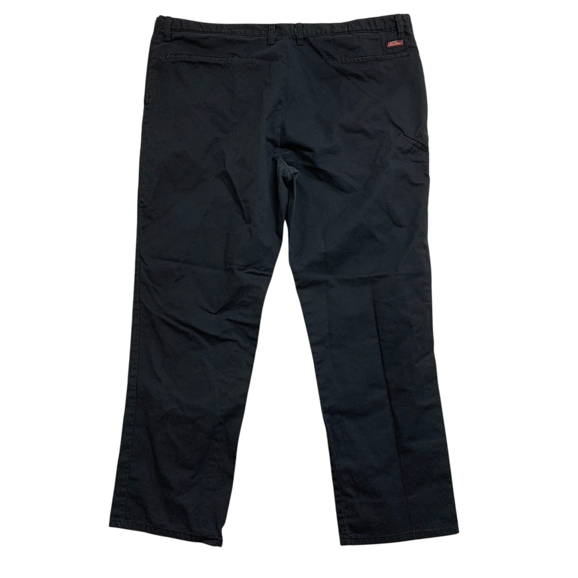 Dickies Trousers W44 L32 Mens Black Pants Relaxed Straight Fit Workwear