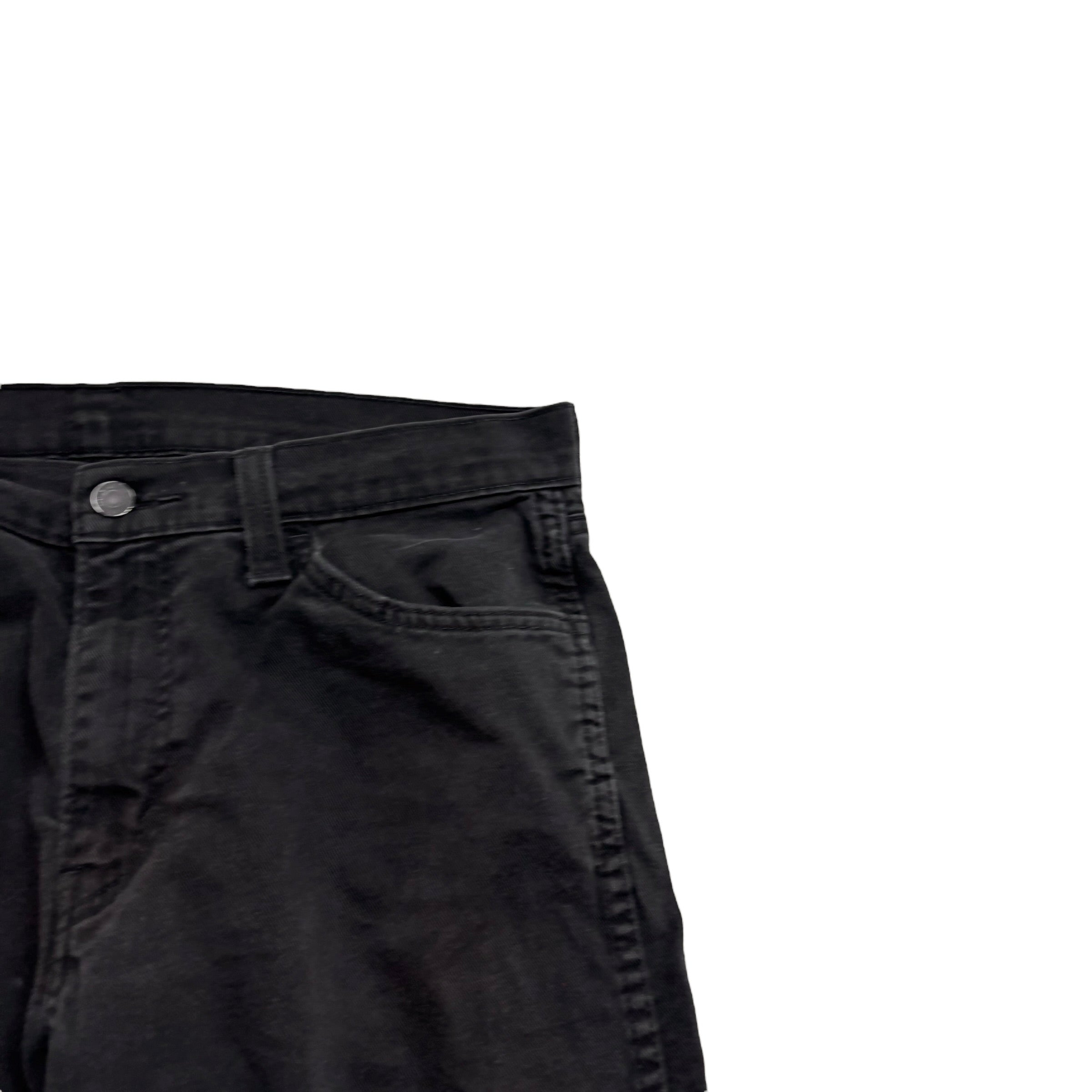 Levis 513 Jeans W32 L30 Mens Black Slim Straight Fit Stretch Denim