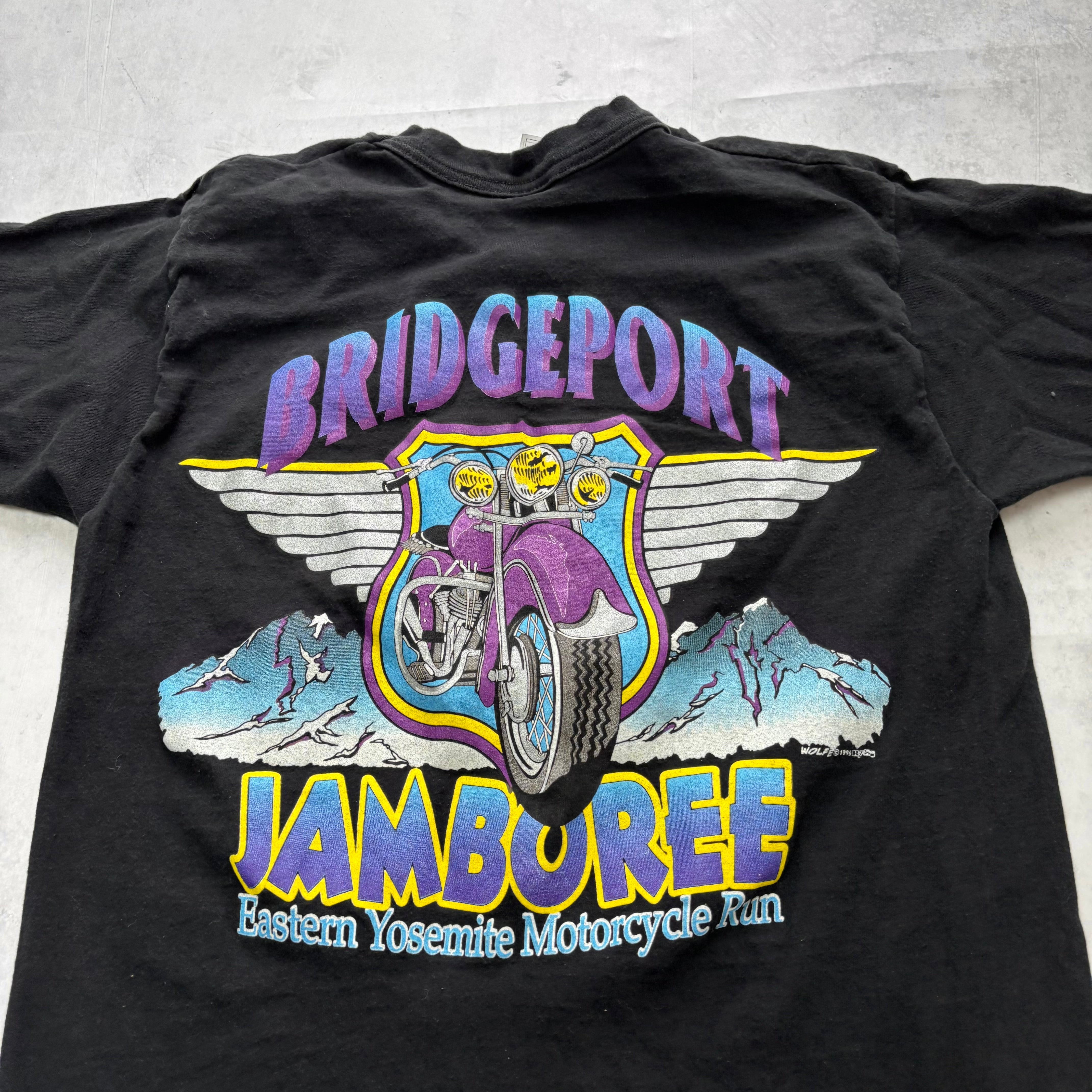 Vintage T Shirt Mens Small Black Single Stitch Graphic Print 90s USA (E)