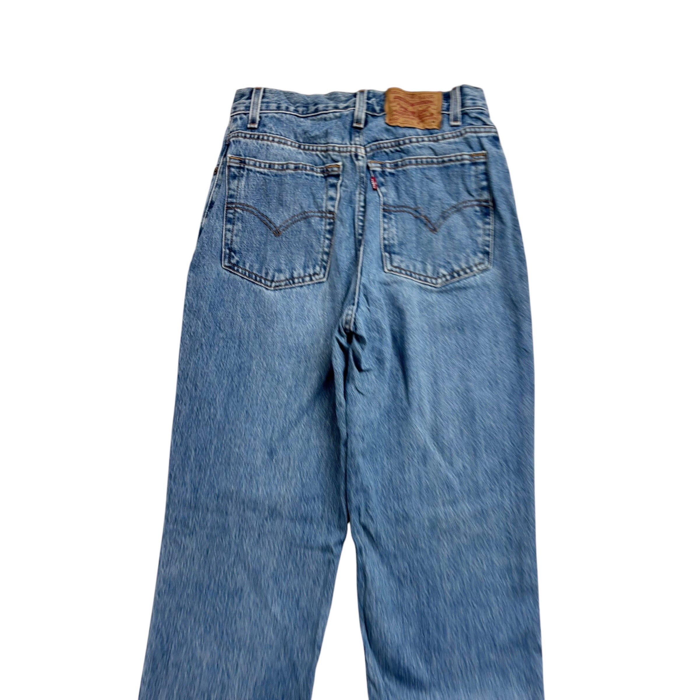 Levis 512 Jeans W26 L31 Womens Light Blue Slim Tapered Fit Vintage Denim (E)
