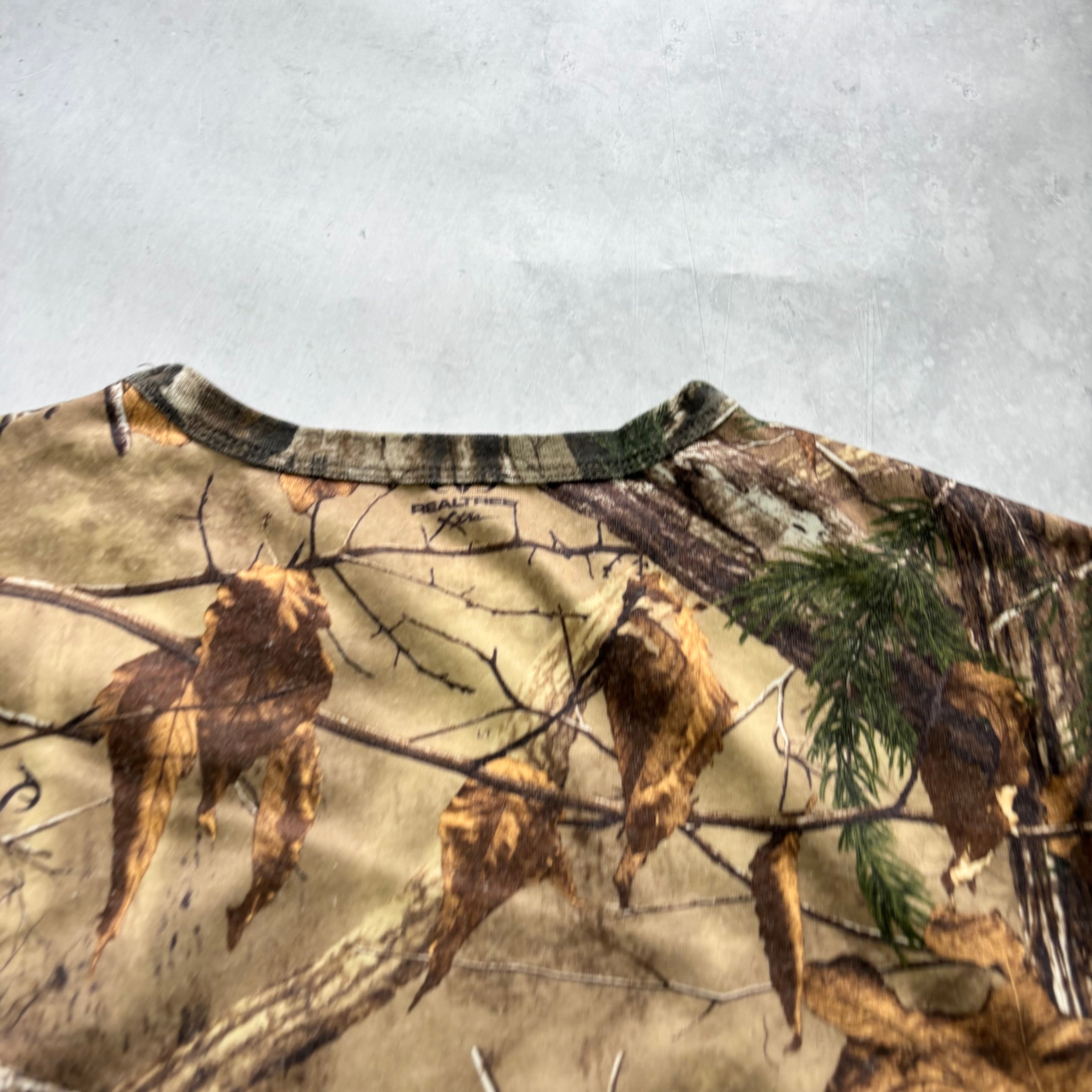 RealTree T Shirt Mens Large Camo Y2K Hunting Long Sleeve (E)