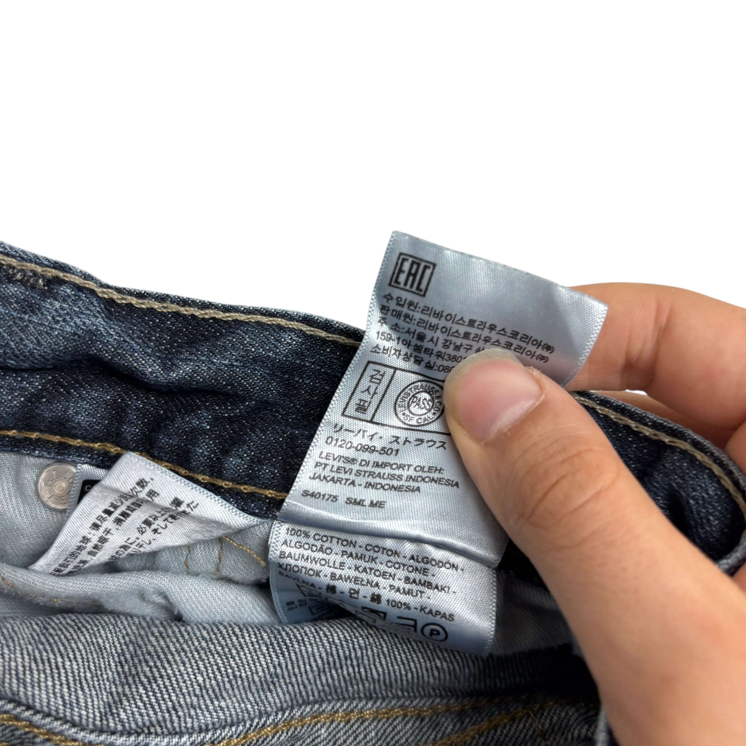 Levis 514 Jeans W31 L30 Mens Dark Blue Regular Straight Fit Denim