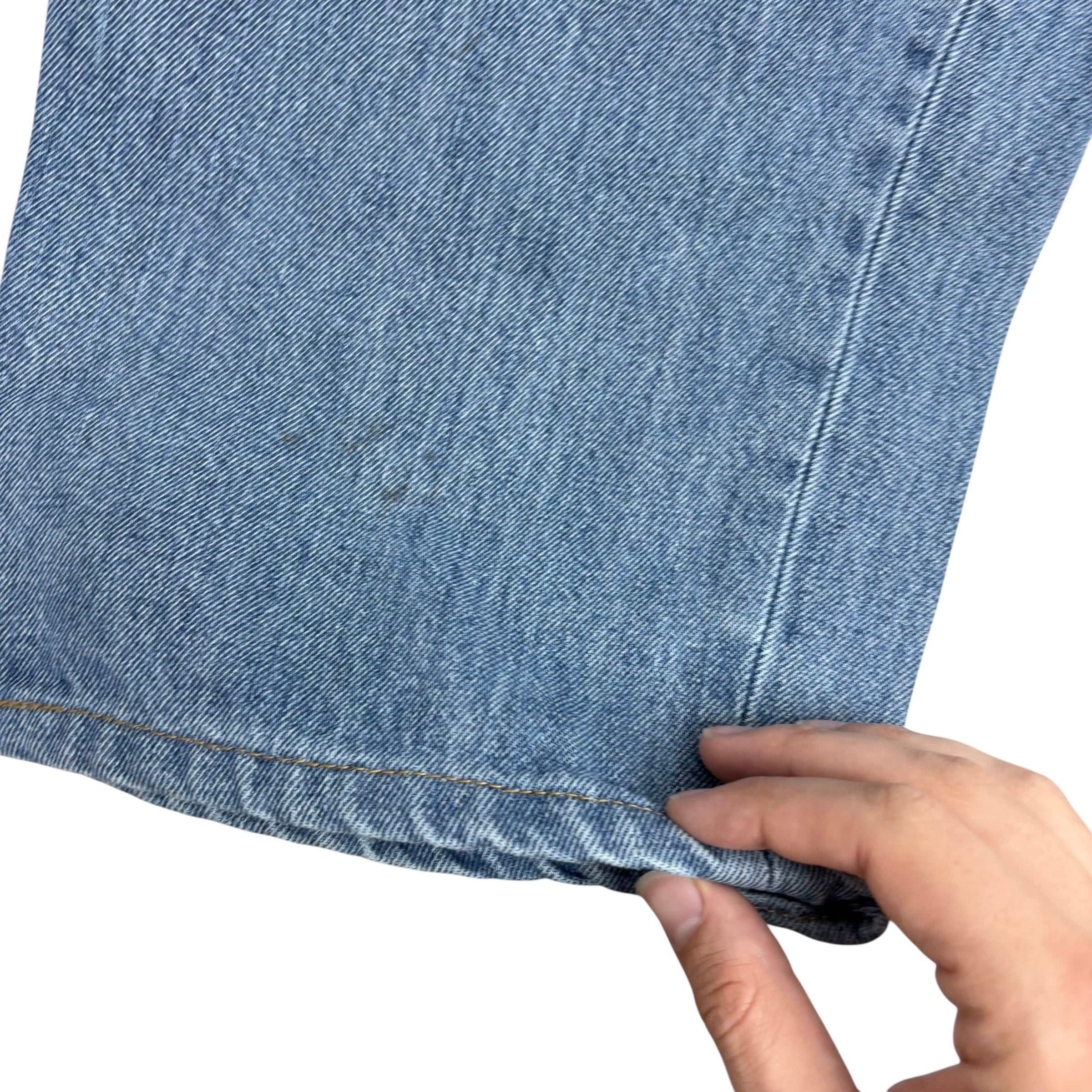 Levis 550 Jeans W44 L31 Mens Mid Blue Baggy Relaxed Straight Fit Denim