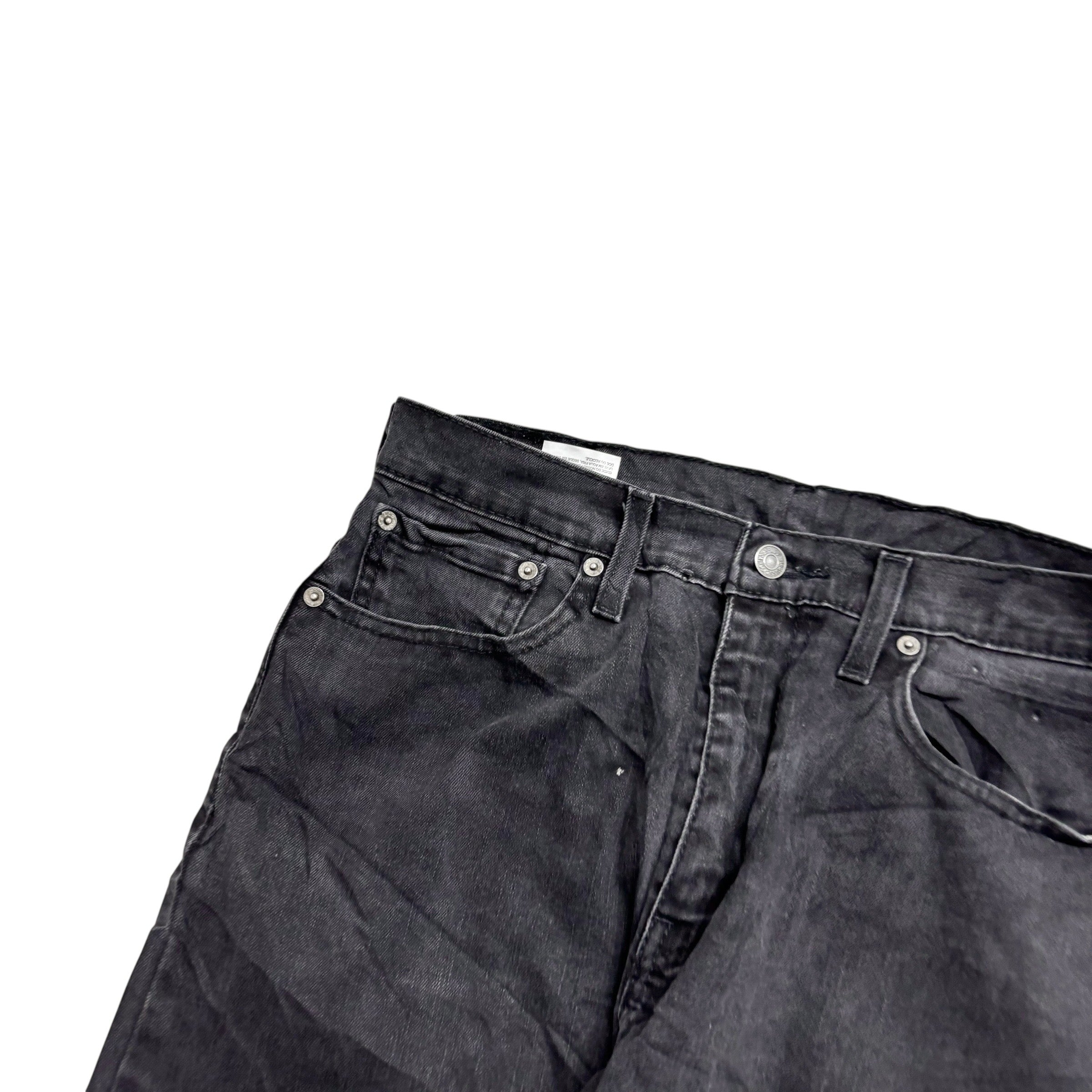 Levis 512 Jeans W32 L29 Mens Black Slim Tapered Fit Stretch Denim