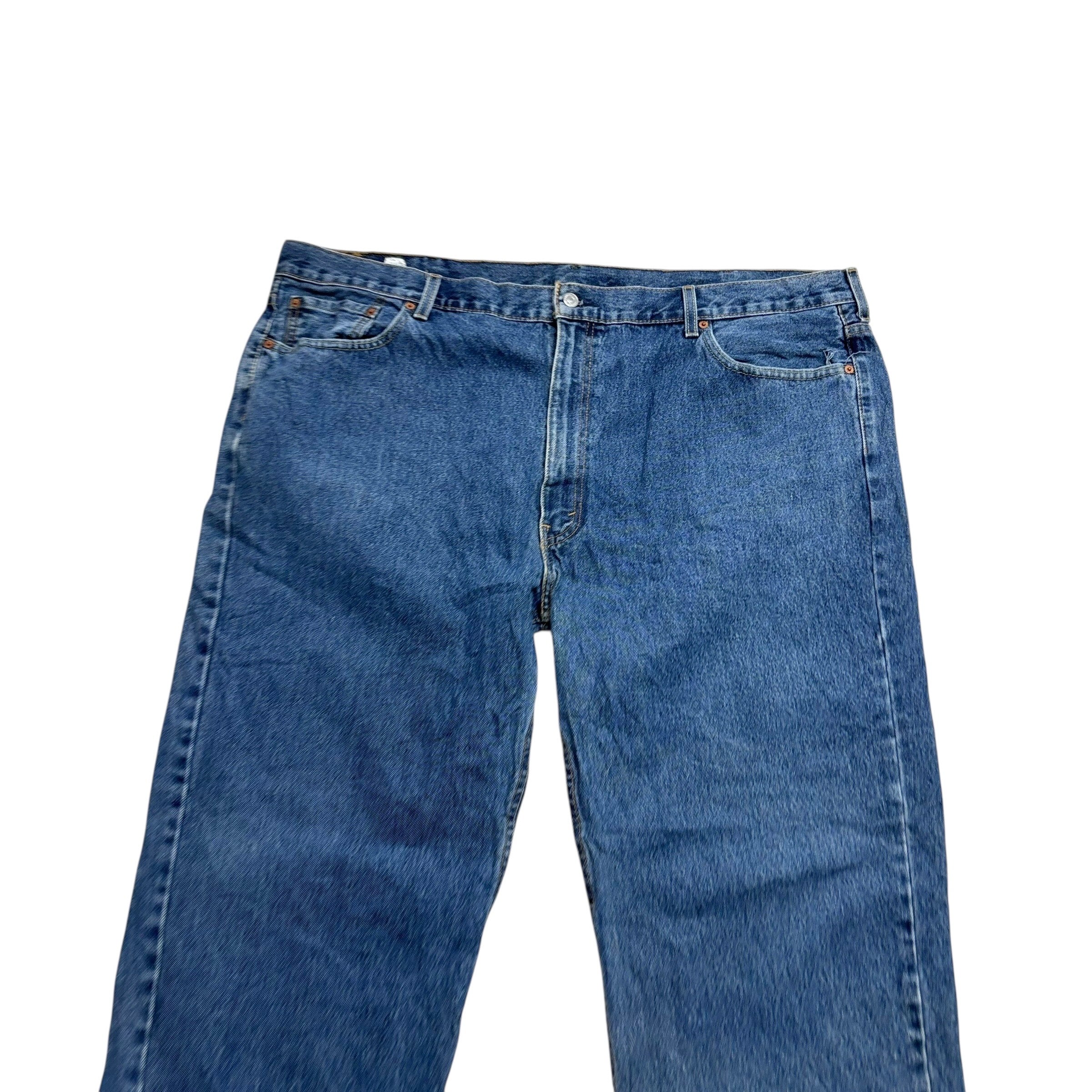 Levis 550 Jeans W48 L30 Mens Mid Blue Baggy Relaxed Straight Fit Denim (E)