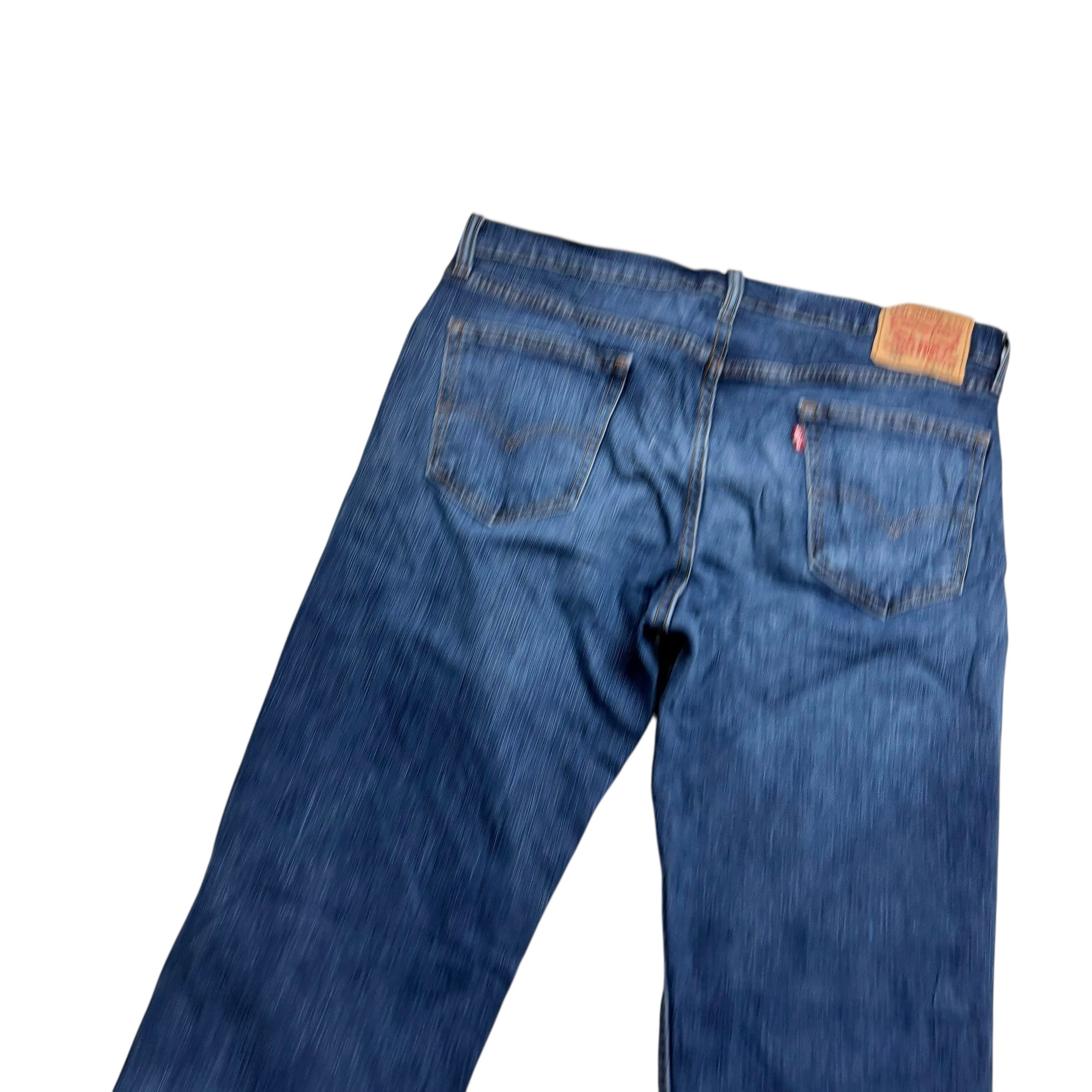 Levis 559 Jeans W36 L34 Mens Dark Blue Baggy Relaxed Straight Fit Stretch Denim