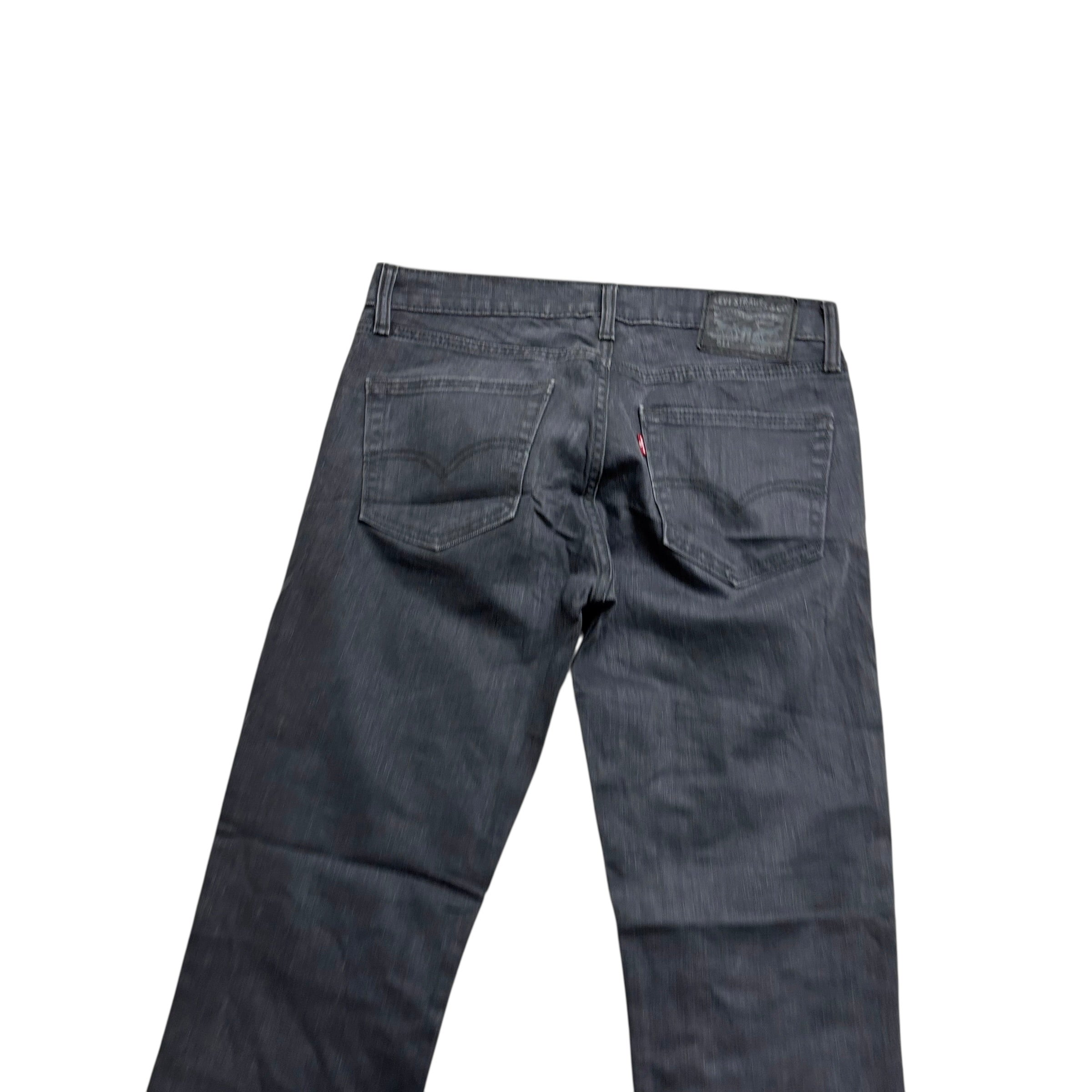 Levis 511 Jeans W32 L31 Mens Grey Slim Fit Stretch Denim (E)