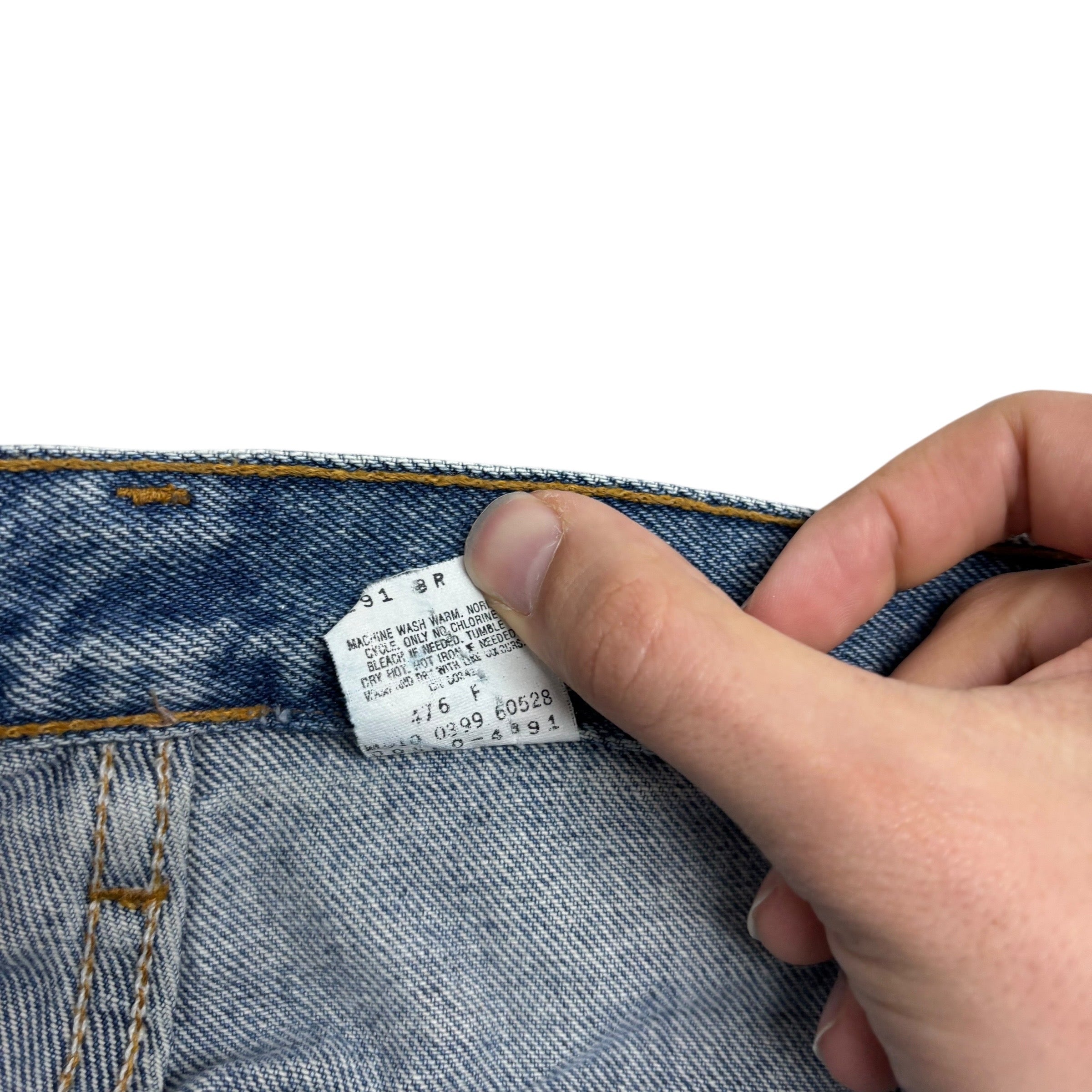 Levis 560 Jeans W36 L32 Mens Mid Blue Baggy Relaxed Tapered Fit Vintage Denim