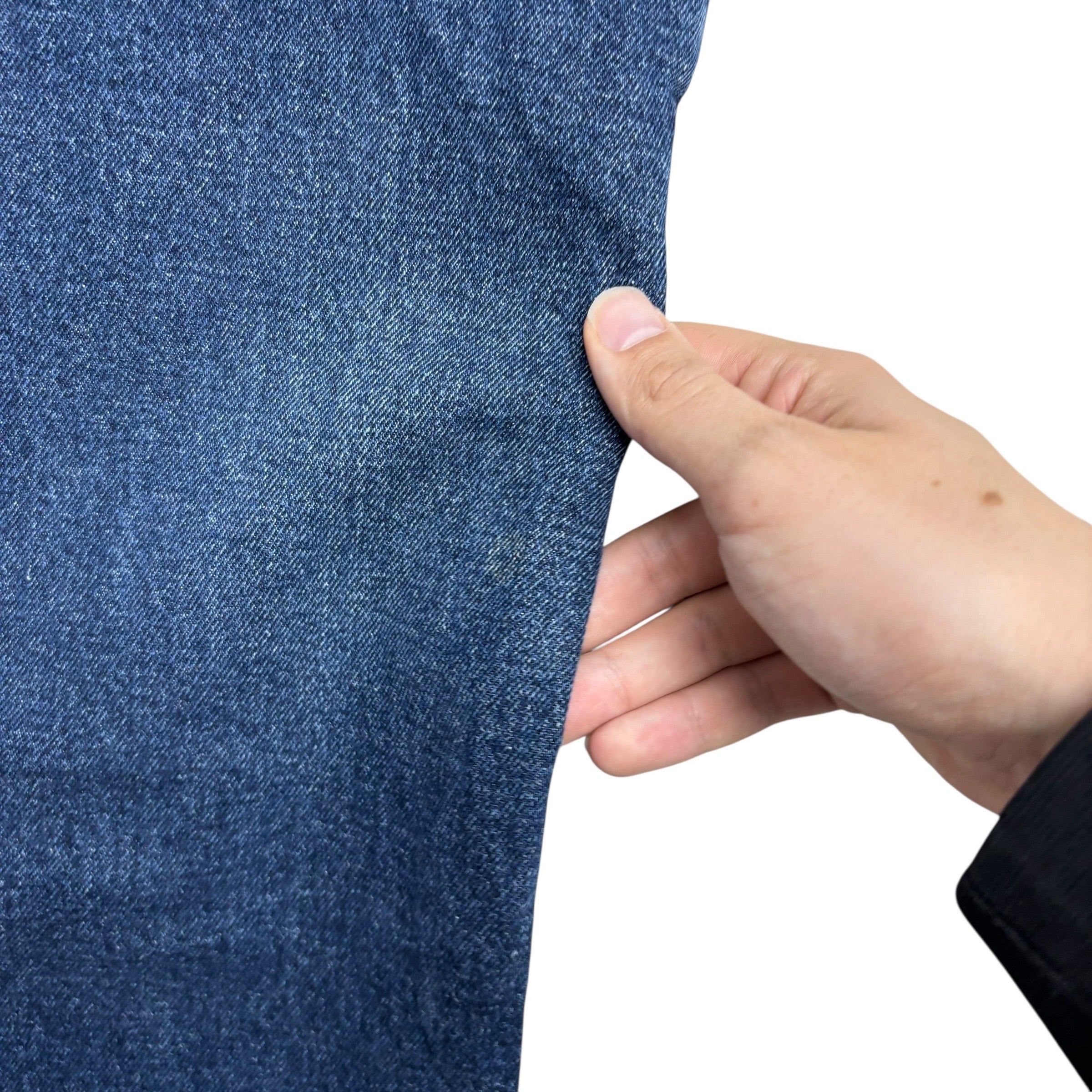 Wrangler Jeans W40 L32 Mens Dark Blue Regular Straight Fit Stretch Denim