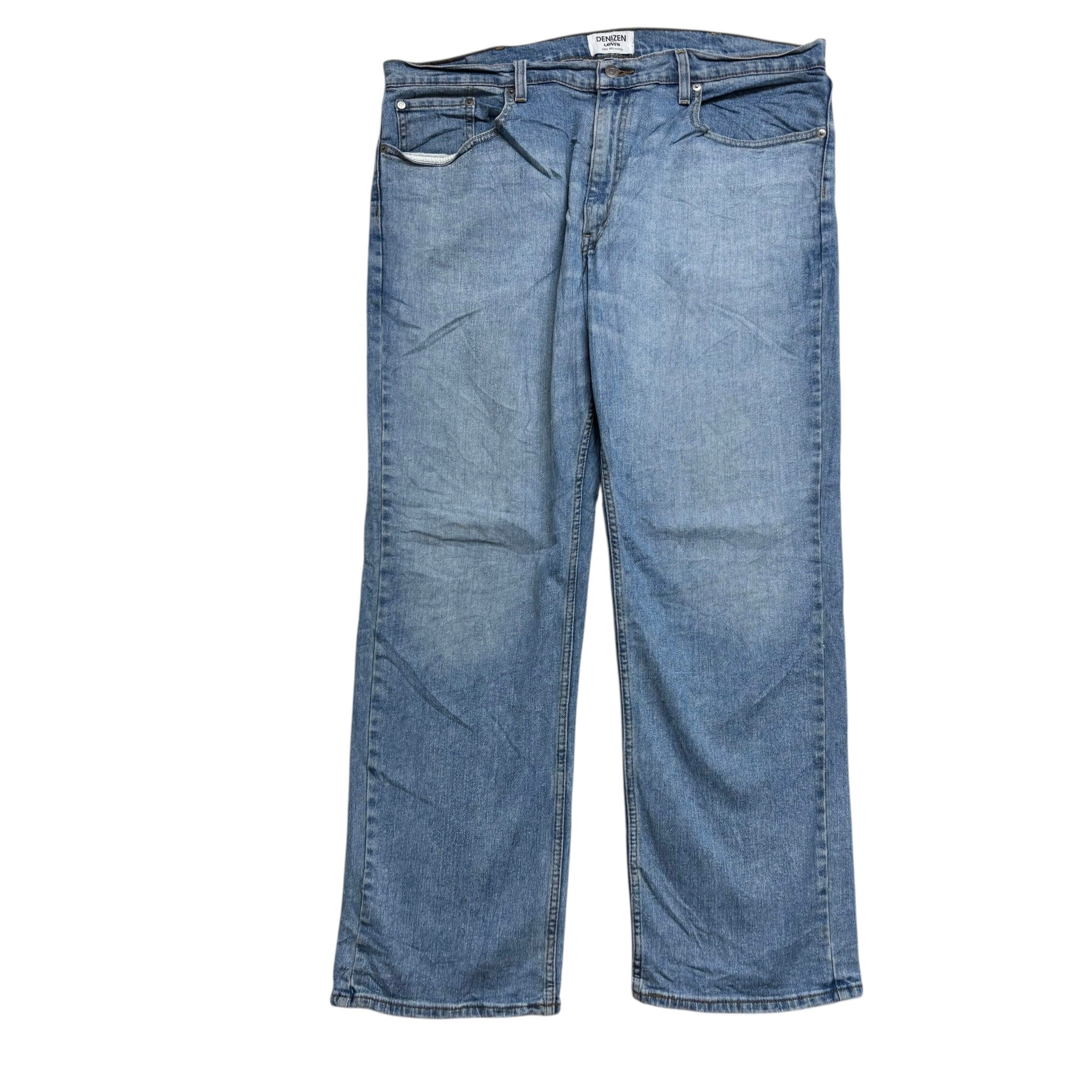 Levis Denizen Jeans W38 L30 Mens Light Blue Relaxed Baggy Fit Stretch