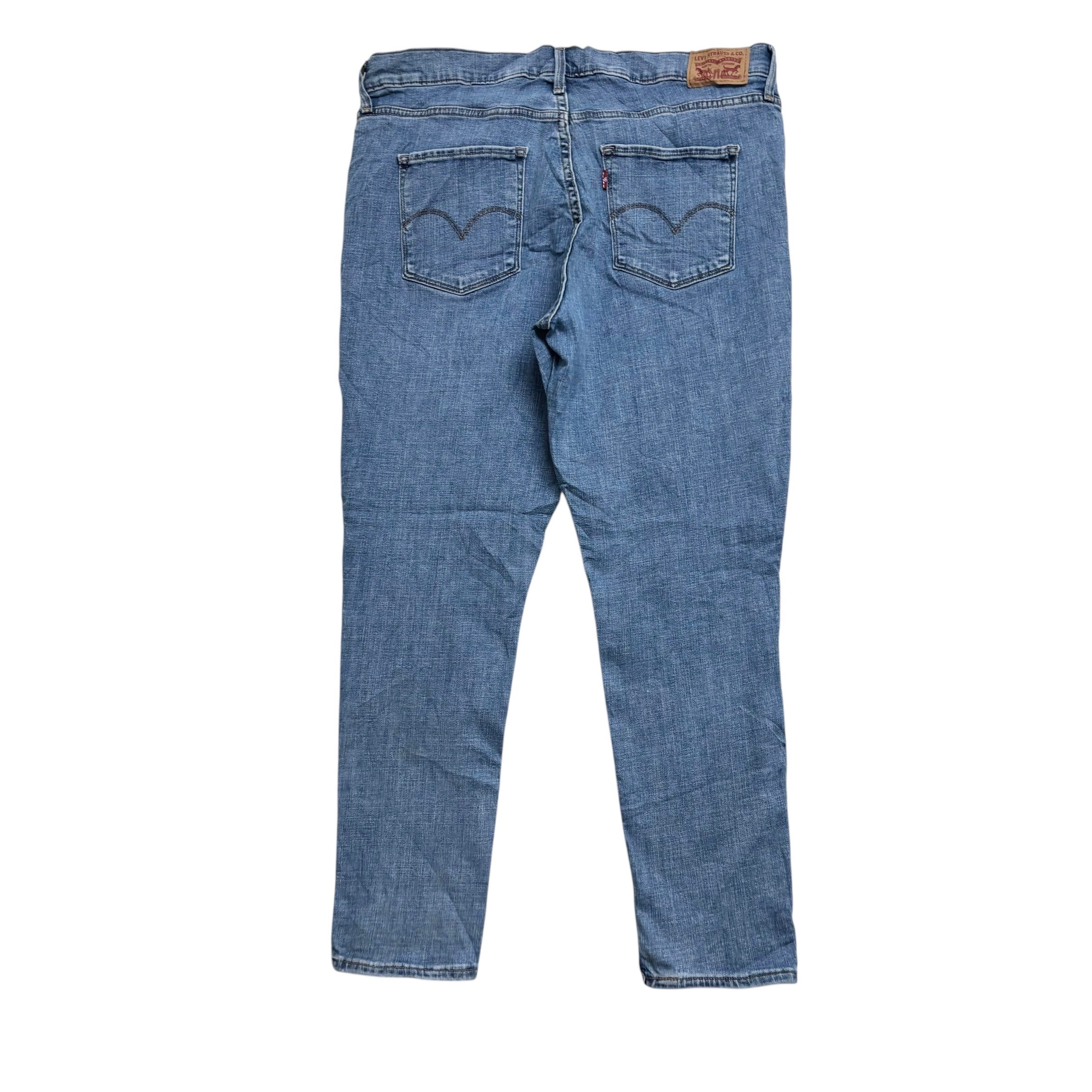 Levis 311 Jeans W33 L27 Womens Shaping Skinny Ankle Light Blue Stretch (E)