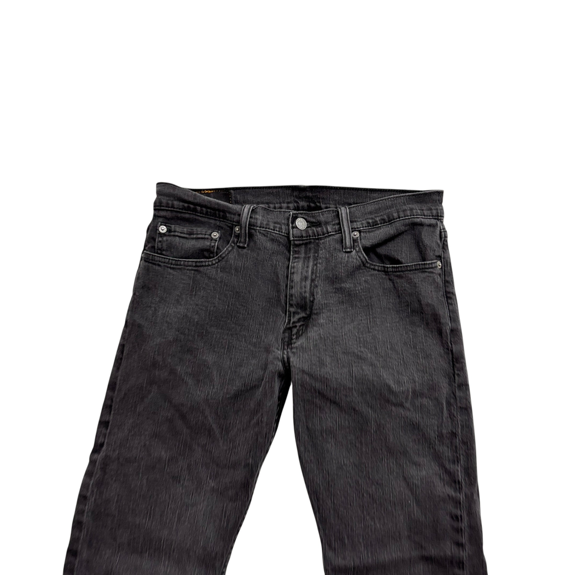 Levis 514 Jeans W32 L29 Mens Black Regular Straight Fit Stretch Denim (F)