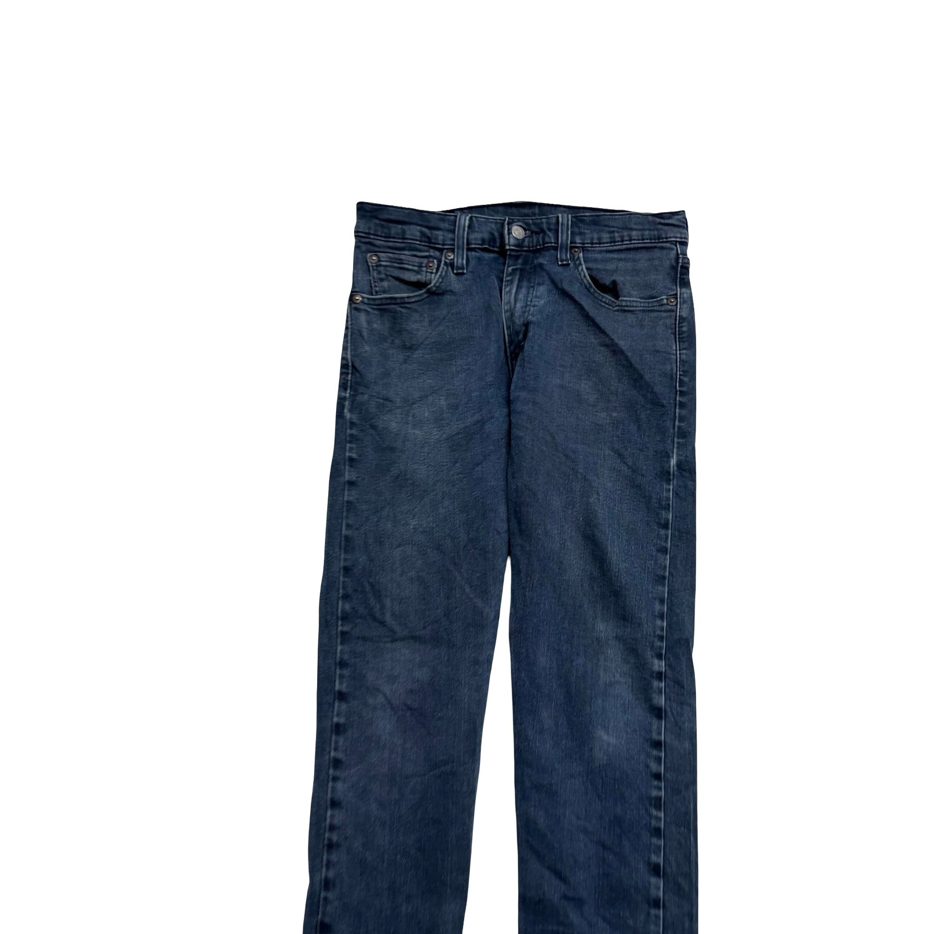 Levis 512 Jeans W30 L31 Mens Navy Blue Slim Tapered Fit Stretch Denim (E)