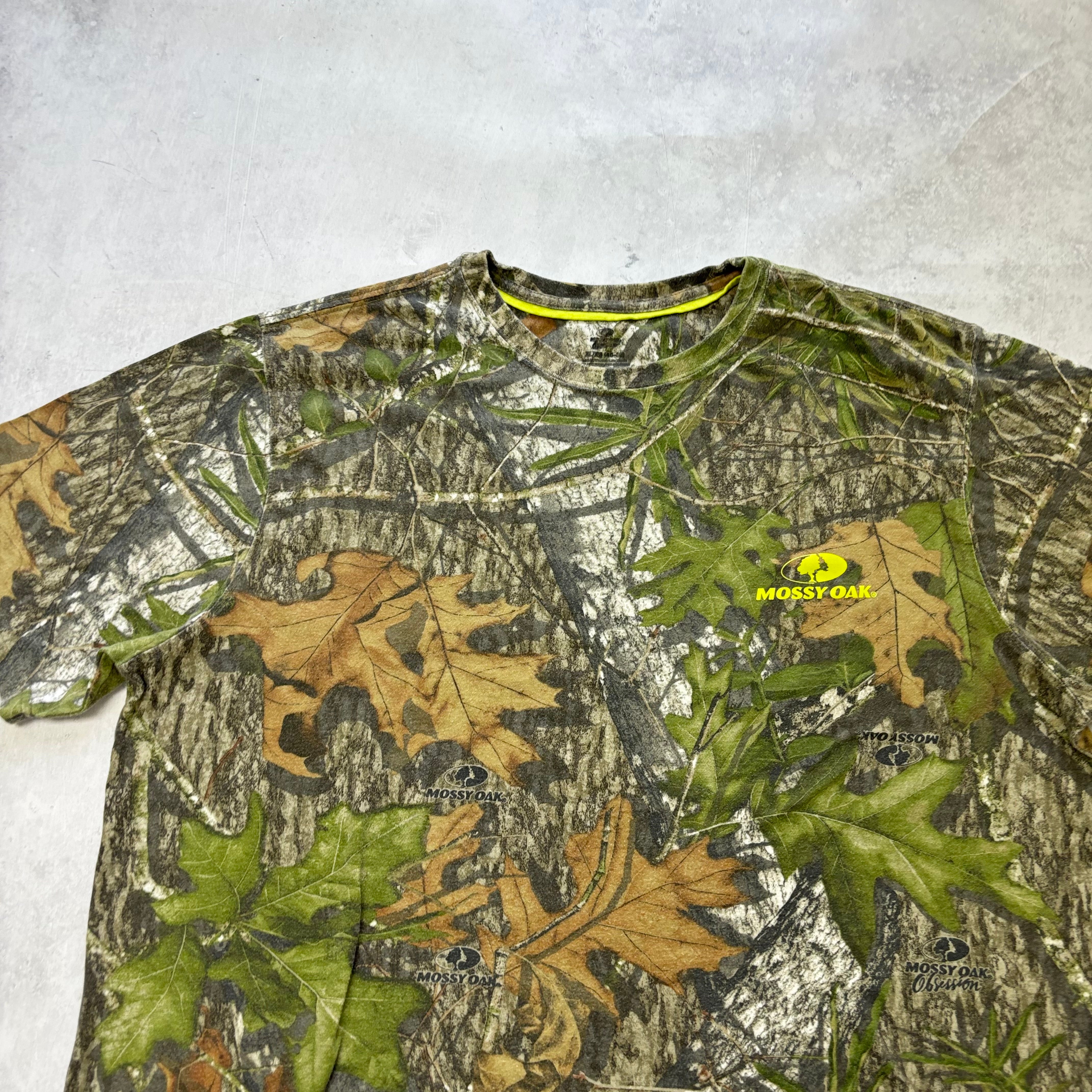 RealTree T Shirt Mens XL Camo Y2K Hunting Mossy Oak (E)