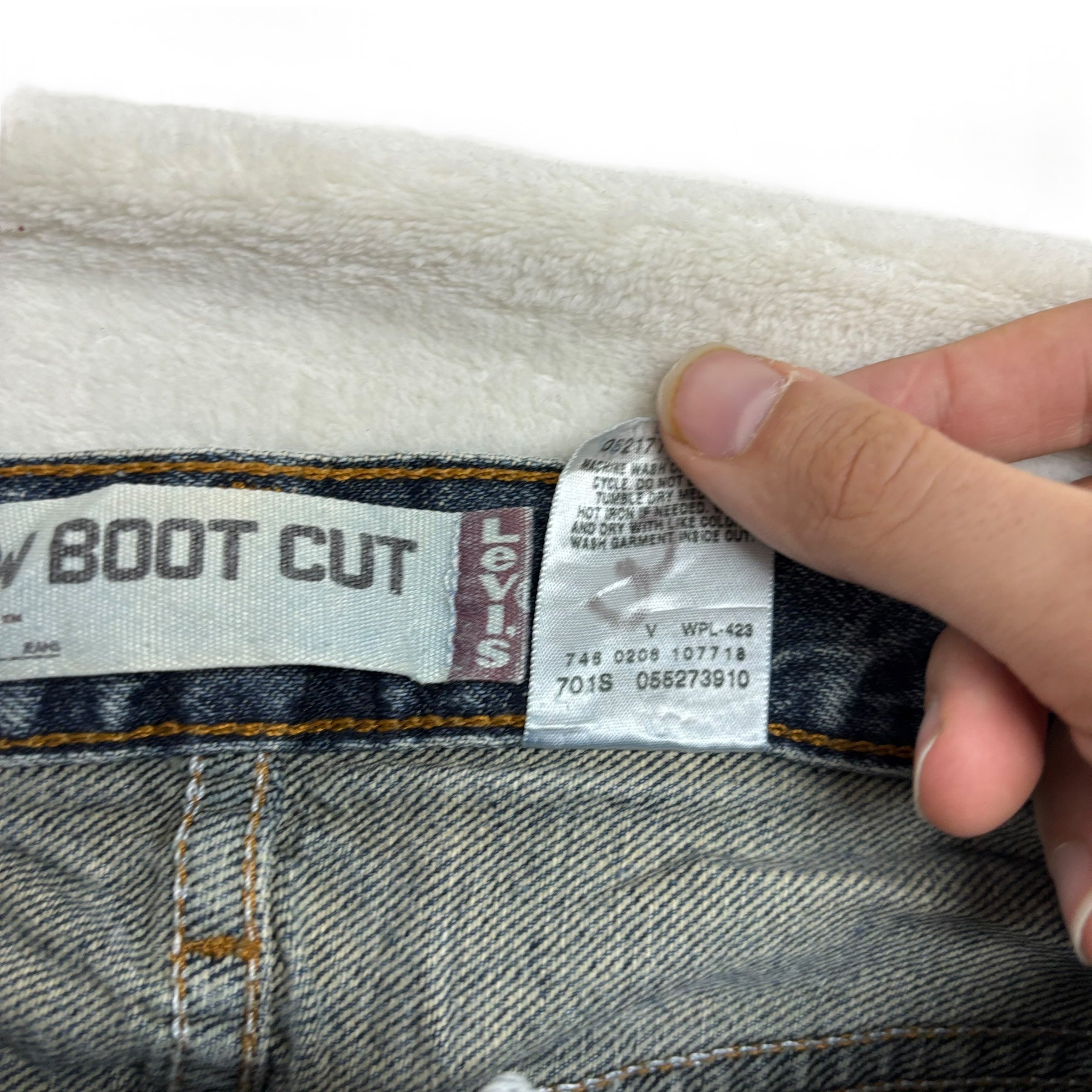 Levis 527 Jeans W32 L32 Mens Mid Blue Regular Bootcut Fit Vintage Denim