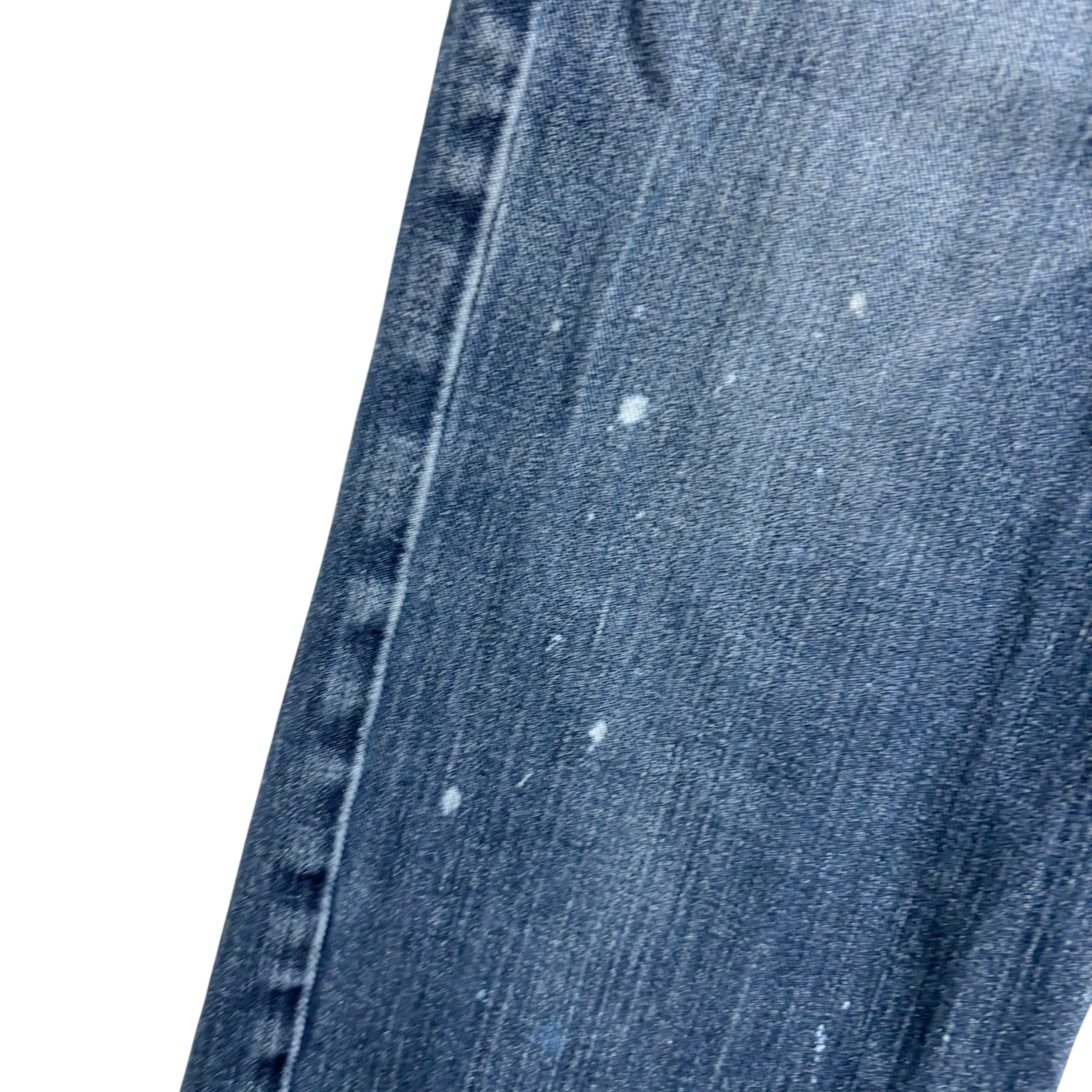 Levis 514 Jeans W34 L30 Mens Mid Blue Regular Straight Fit Denim (F)