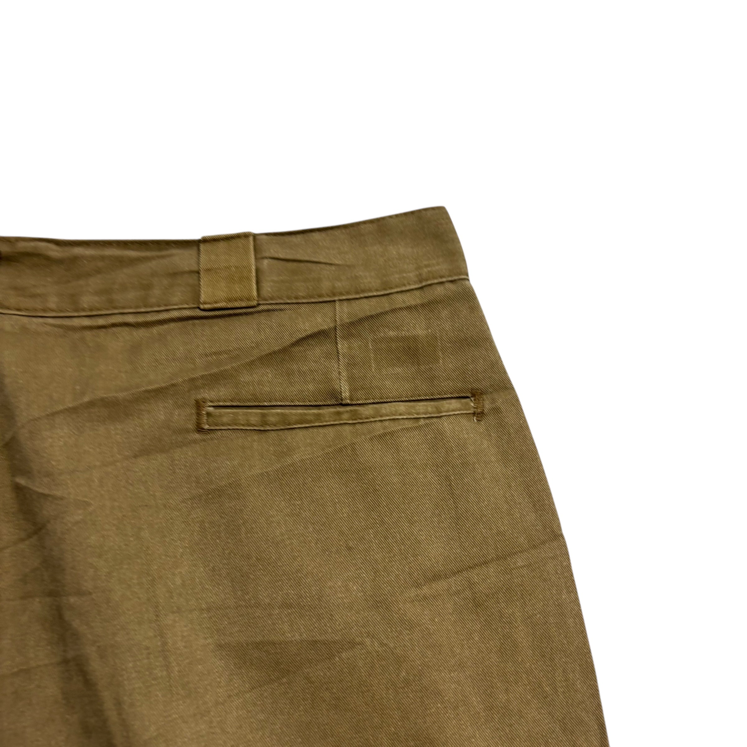 Dickies 874 Trousers W40 L32 Mens Gold Tan Pants Original Fit Workwear