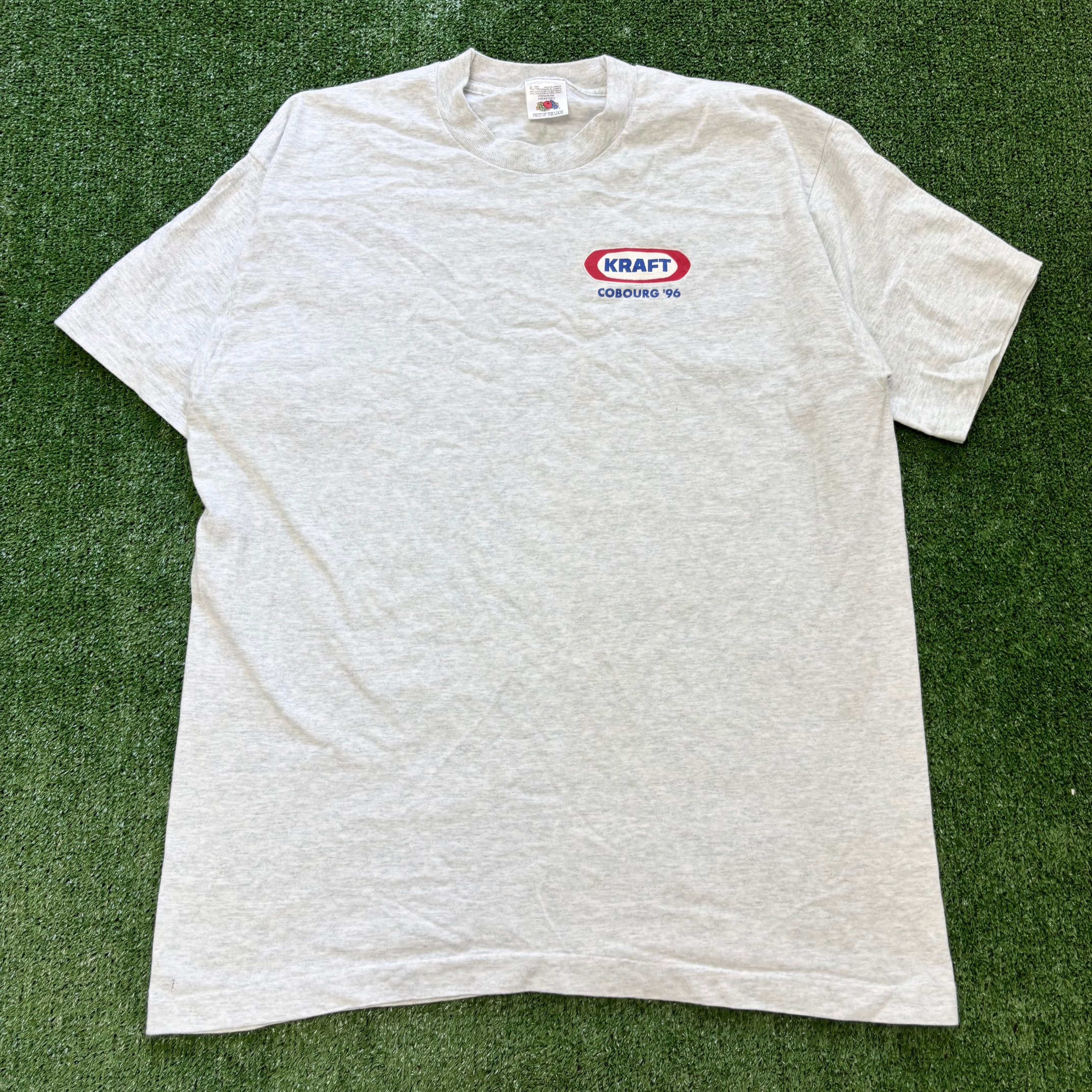 Vintage T Shirt Mens XL Grey Single Stitch Graphic Print 90s USA