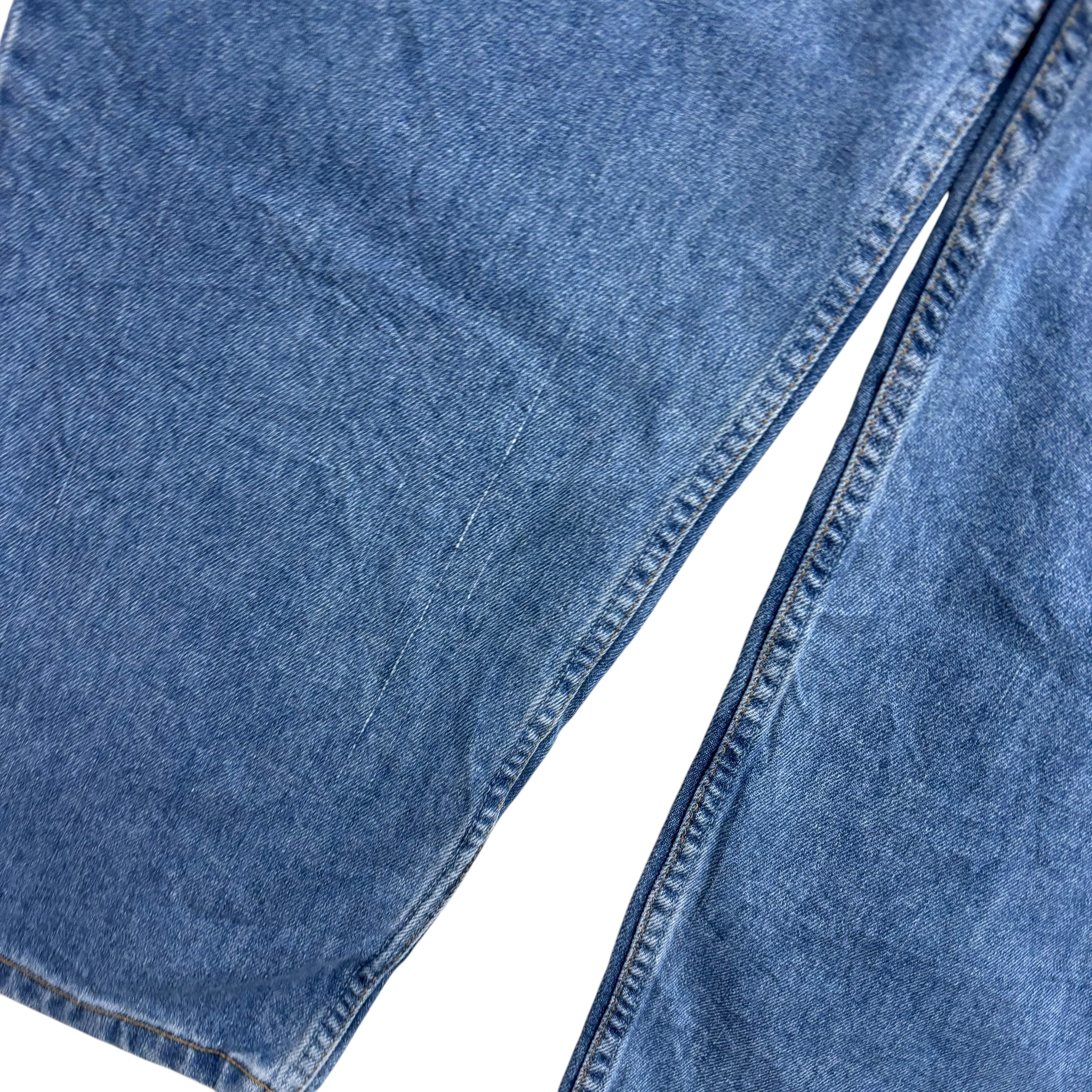 Levis 550 Jeans W44 L30 Mens Mid Blue Baggy Relaxed Straight Vintage Denim (E)