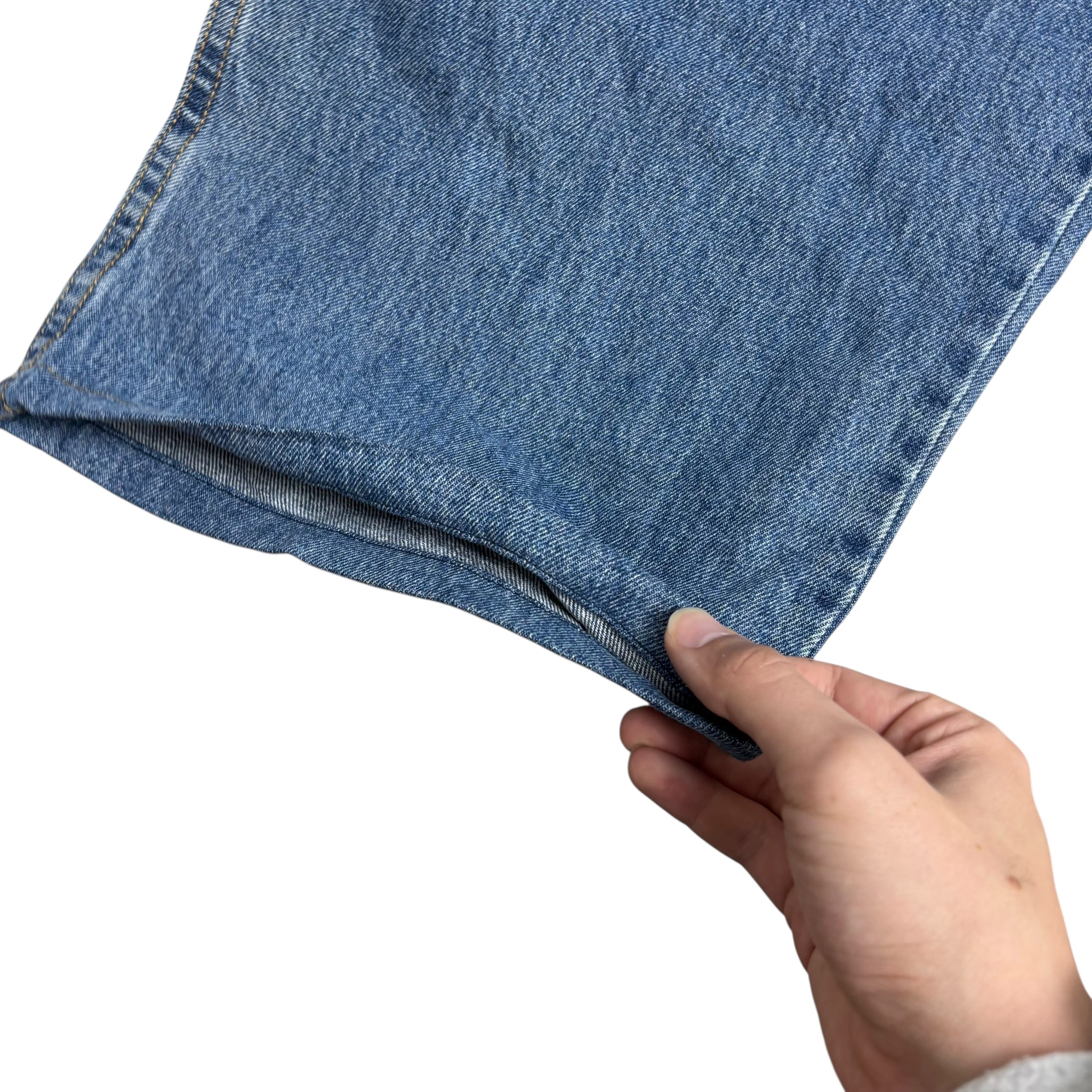 Levis 550 Jeans W54 L29 Mens Mid Blue Baggy Relaxed Straight Fit Denim (E)