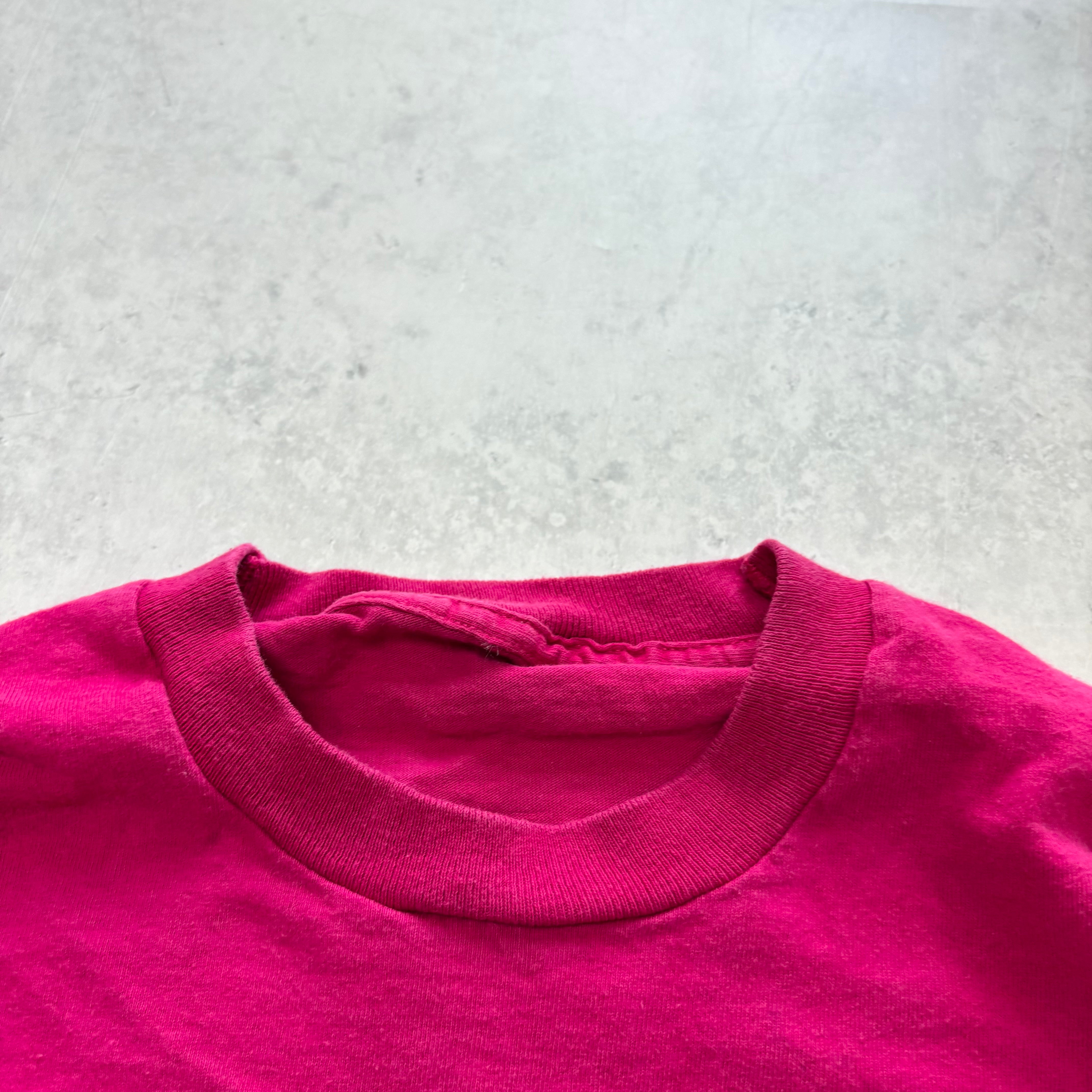 Vintage T Shirt Mens XL Pink Single Stitch Graphic Print 90s USA Tourist