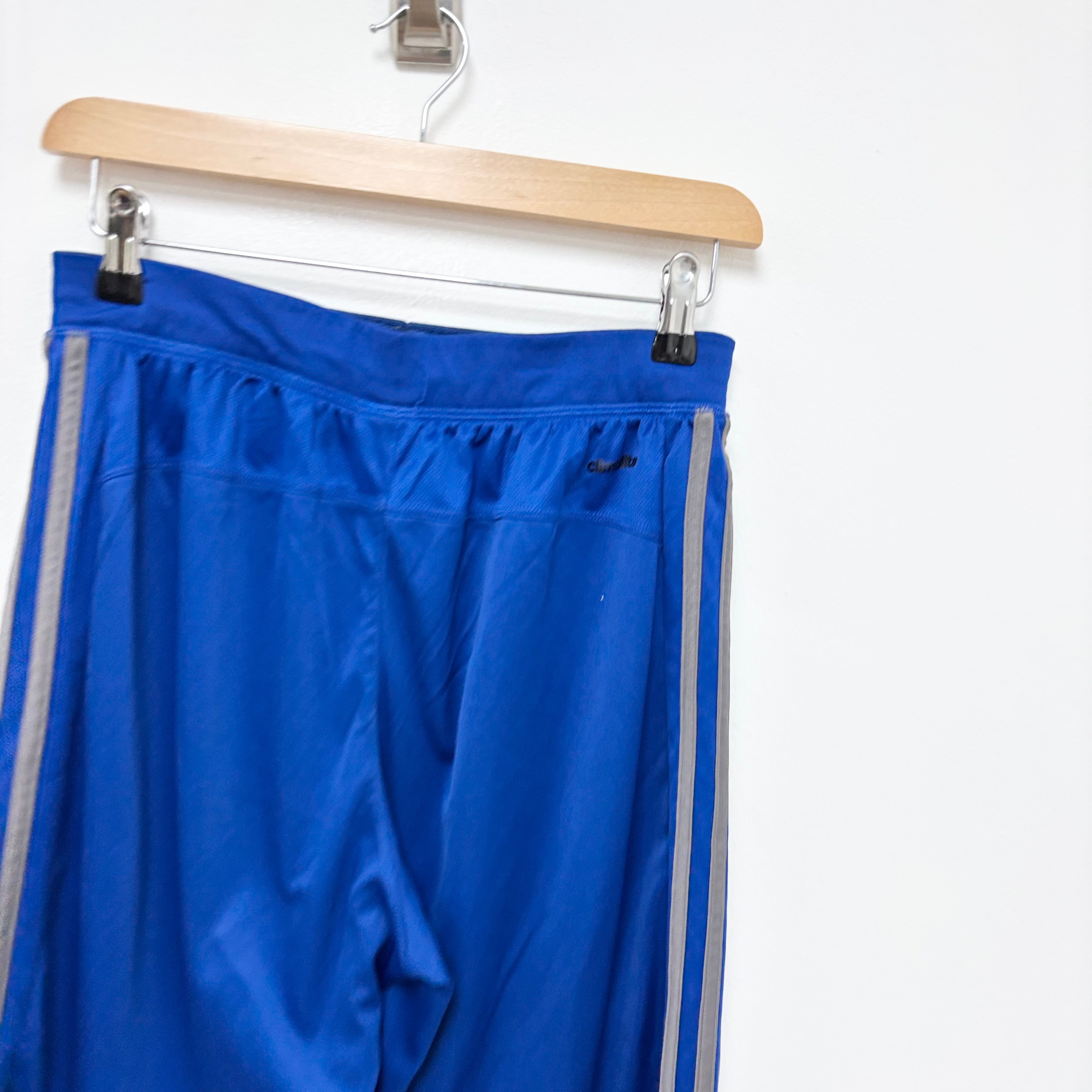 Adidas Shorts Mens Small Blue Sports Running Gym Athletic Pockets