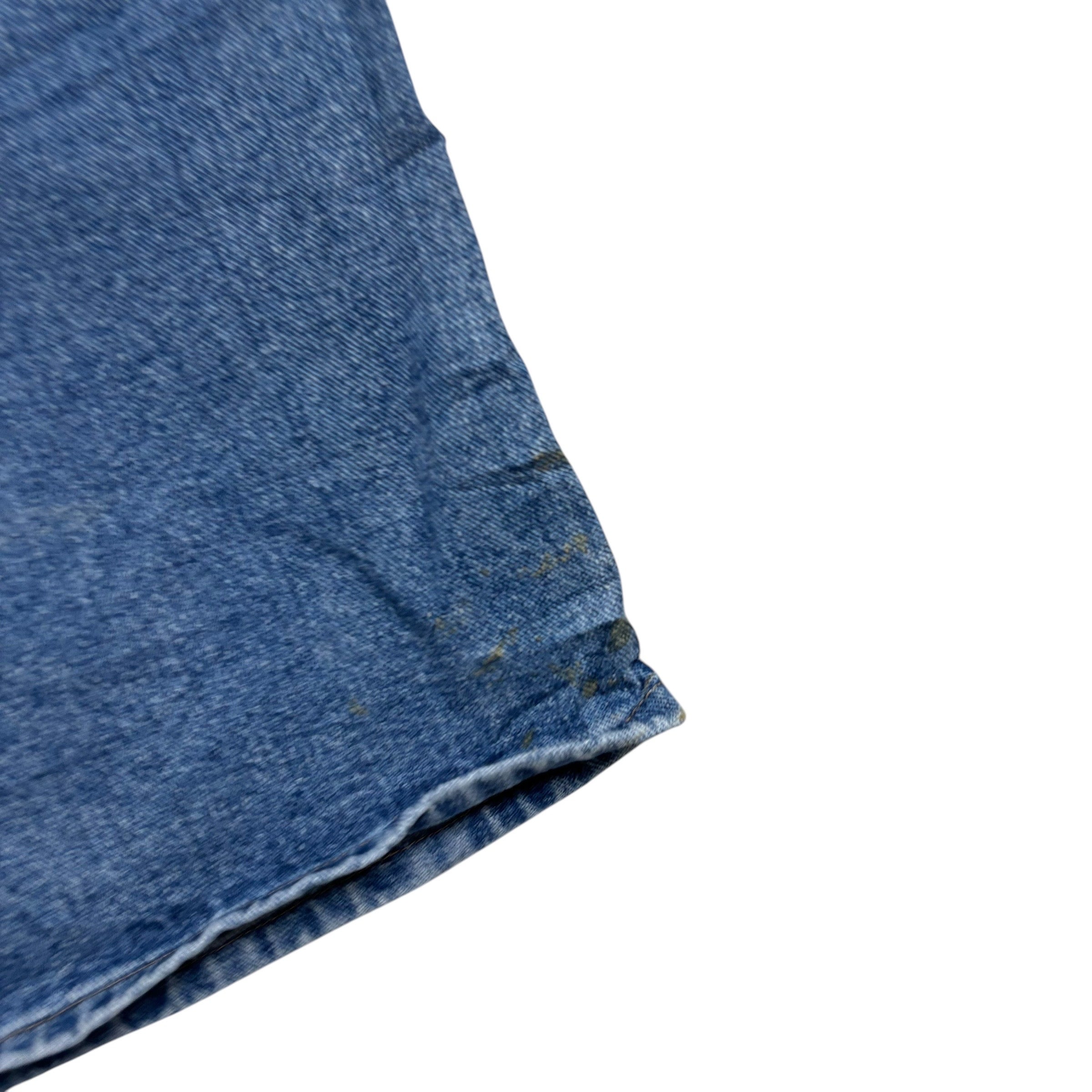 Wrangler Baggy Jorts W38 Mens Denim Shorts Mid Blue Relaxed Fit (F)