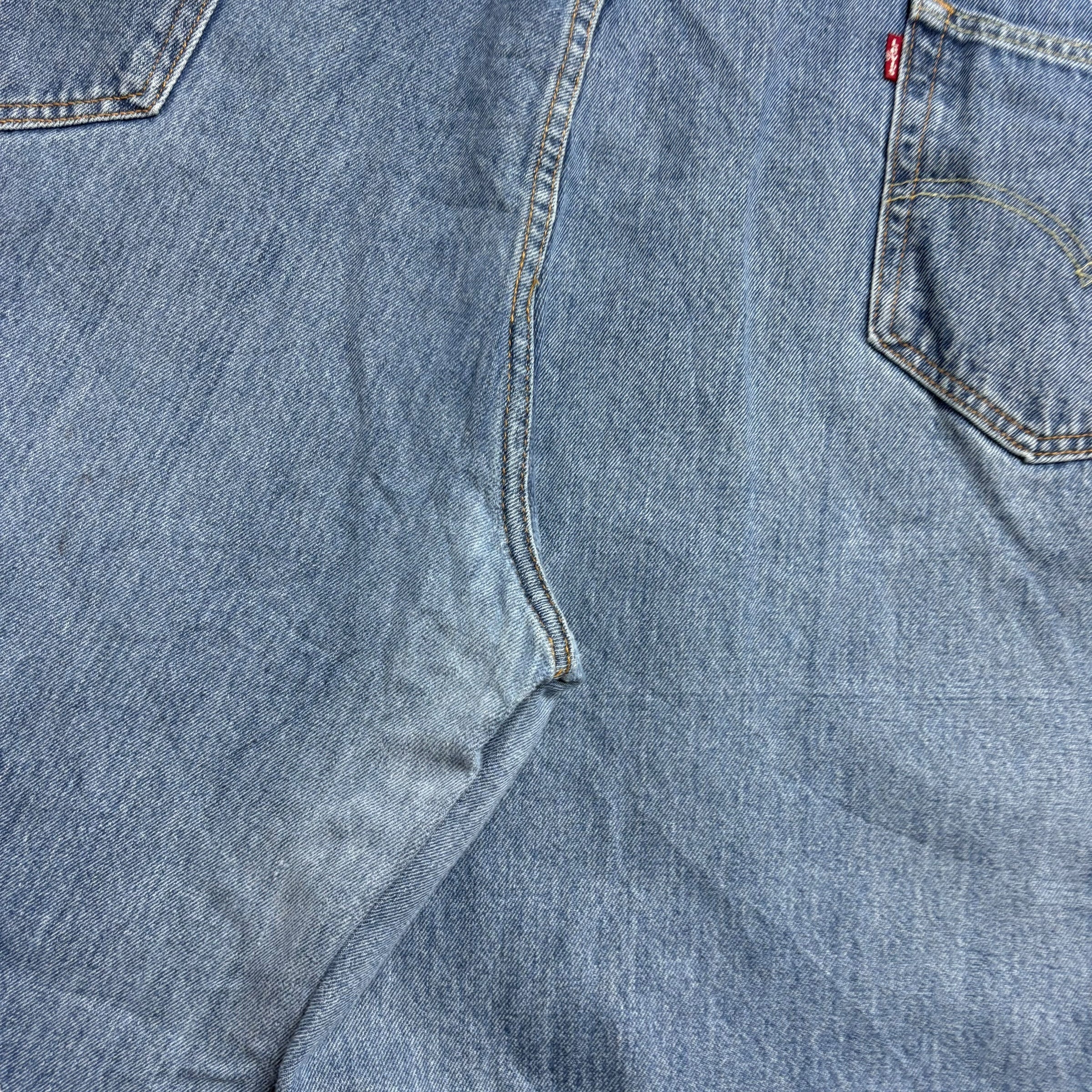 Levis 560 Jeans W52 L30 Mens Light Blue Baggy Relaxed Comfort Fit Denim